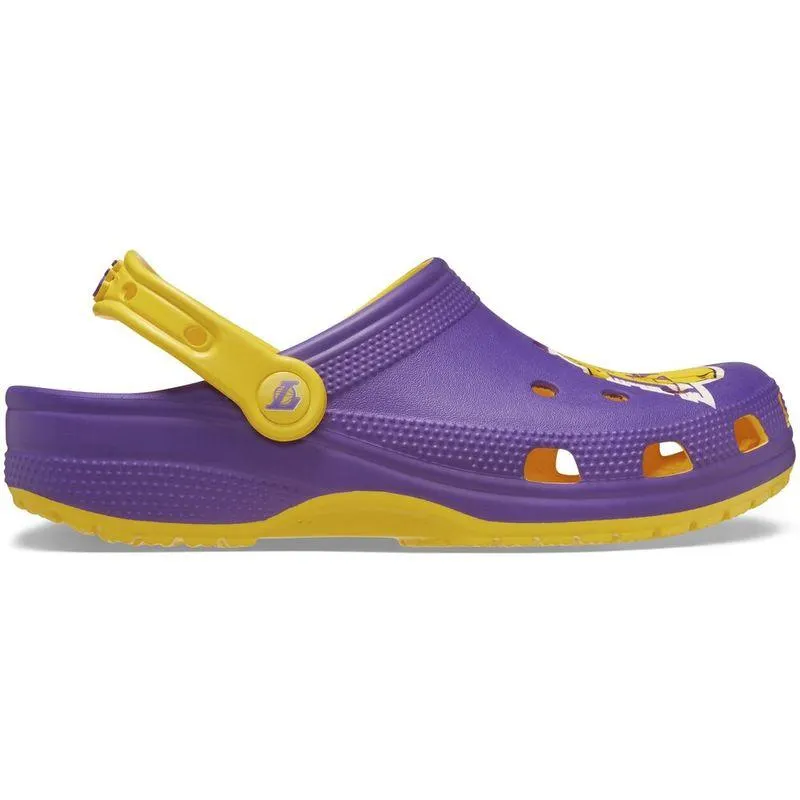 Sandália Crocs Classic Los Angeles Lakers Clog SUNFLOWER
