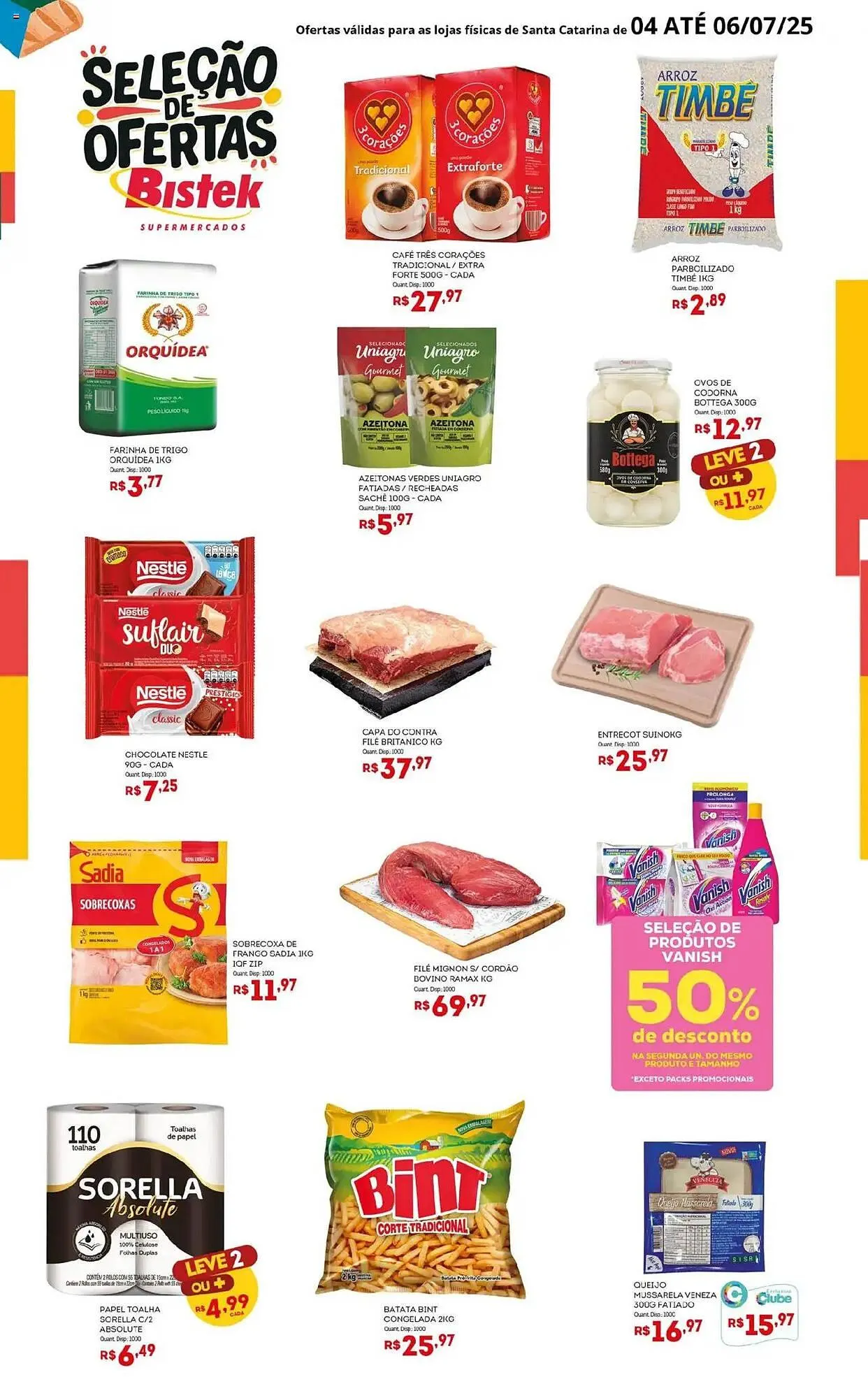 Encarte de Catálogo Bistek Supermercados 4 de julho até 6 de julho 2025 - Pagina 2