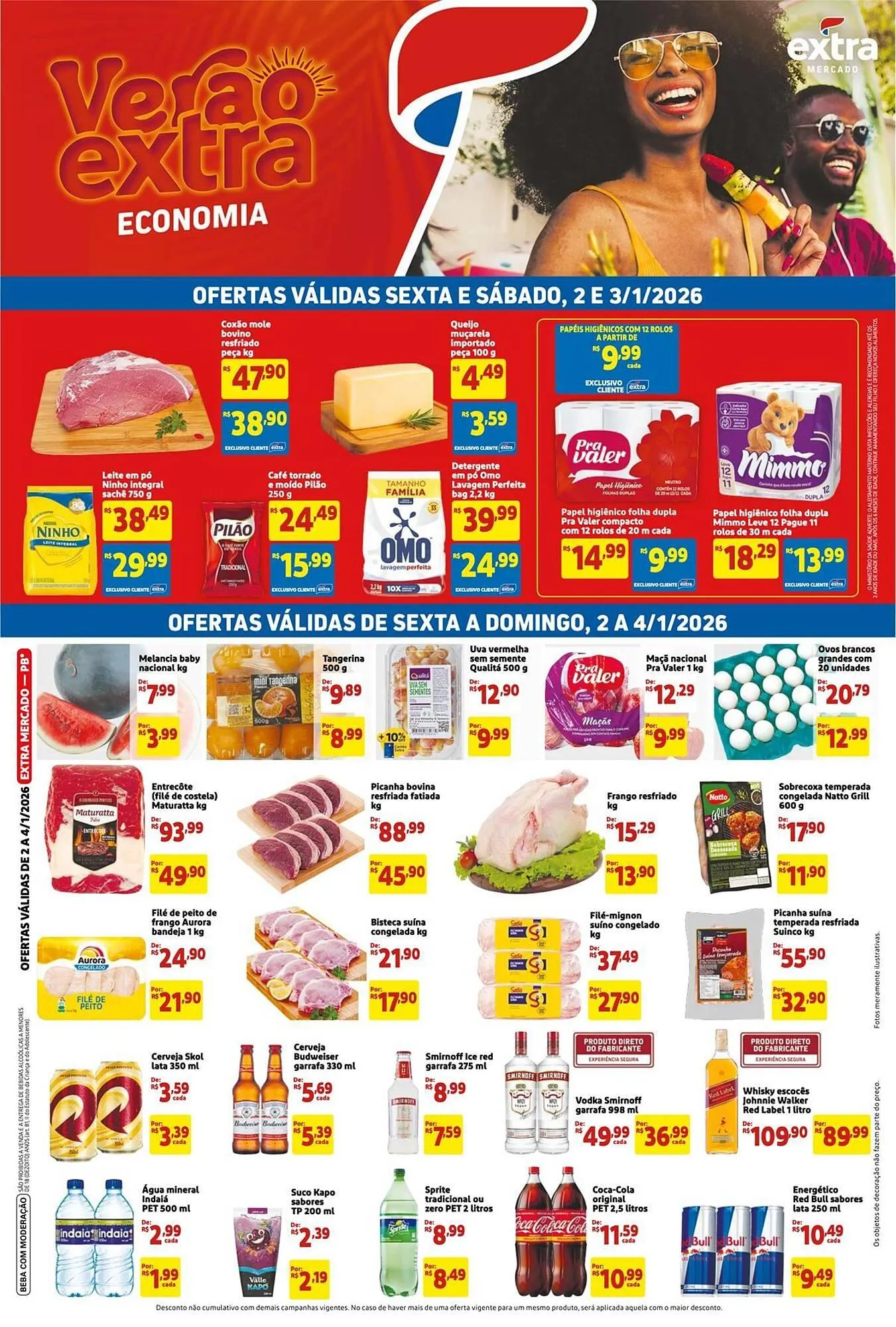 Encarte de Catálogo Extra 2 de janeiro até 4 de janeiro 2026 - Pagina 1