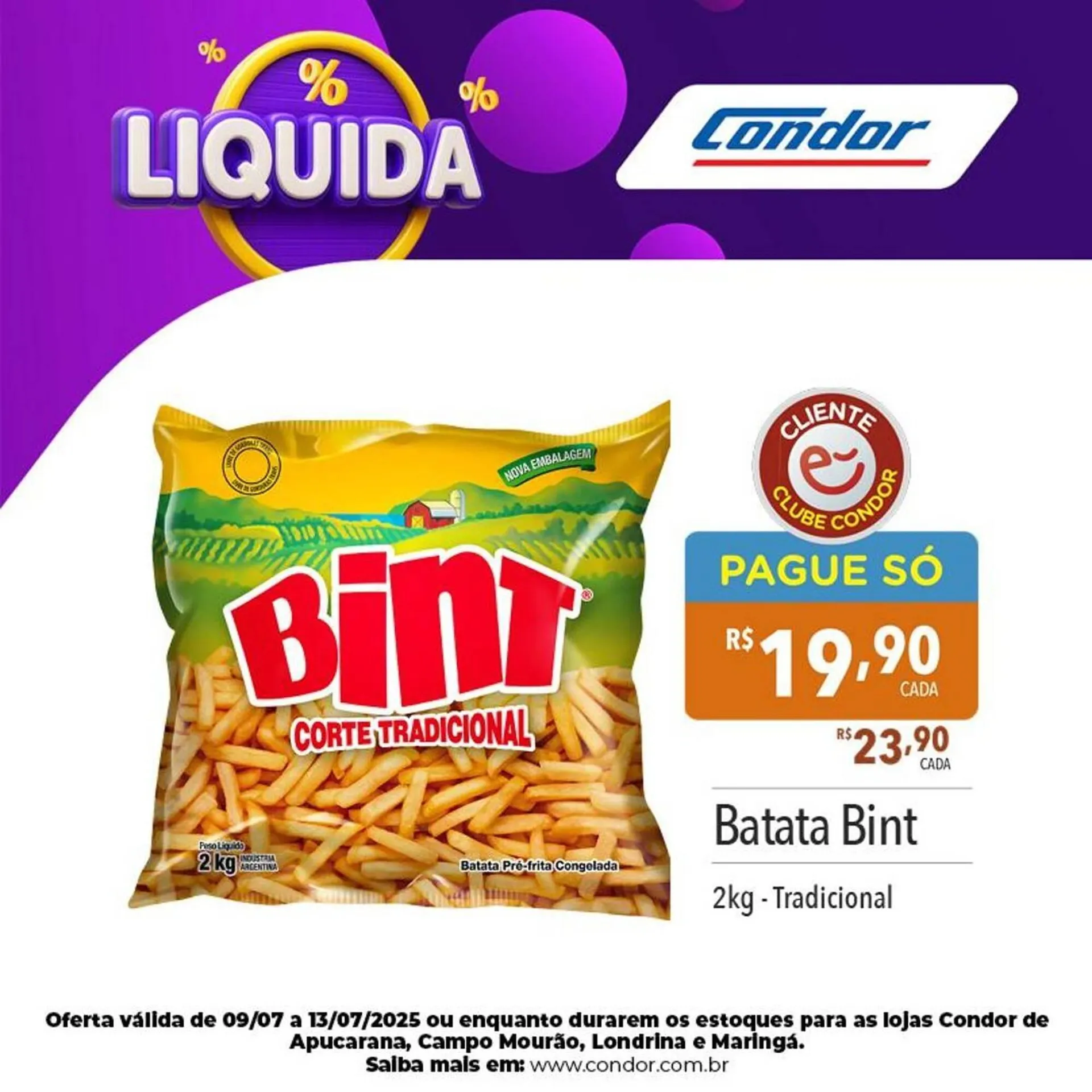 Encarte de Catálogo Supermercados Condor 9 de julho até 13 de julho 2025 - Pagina 6