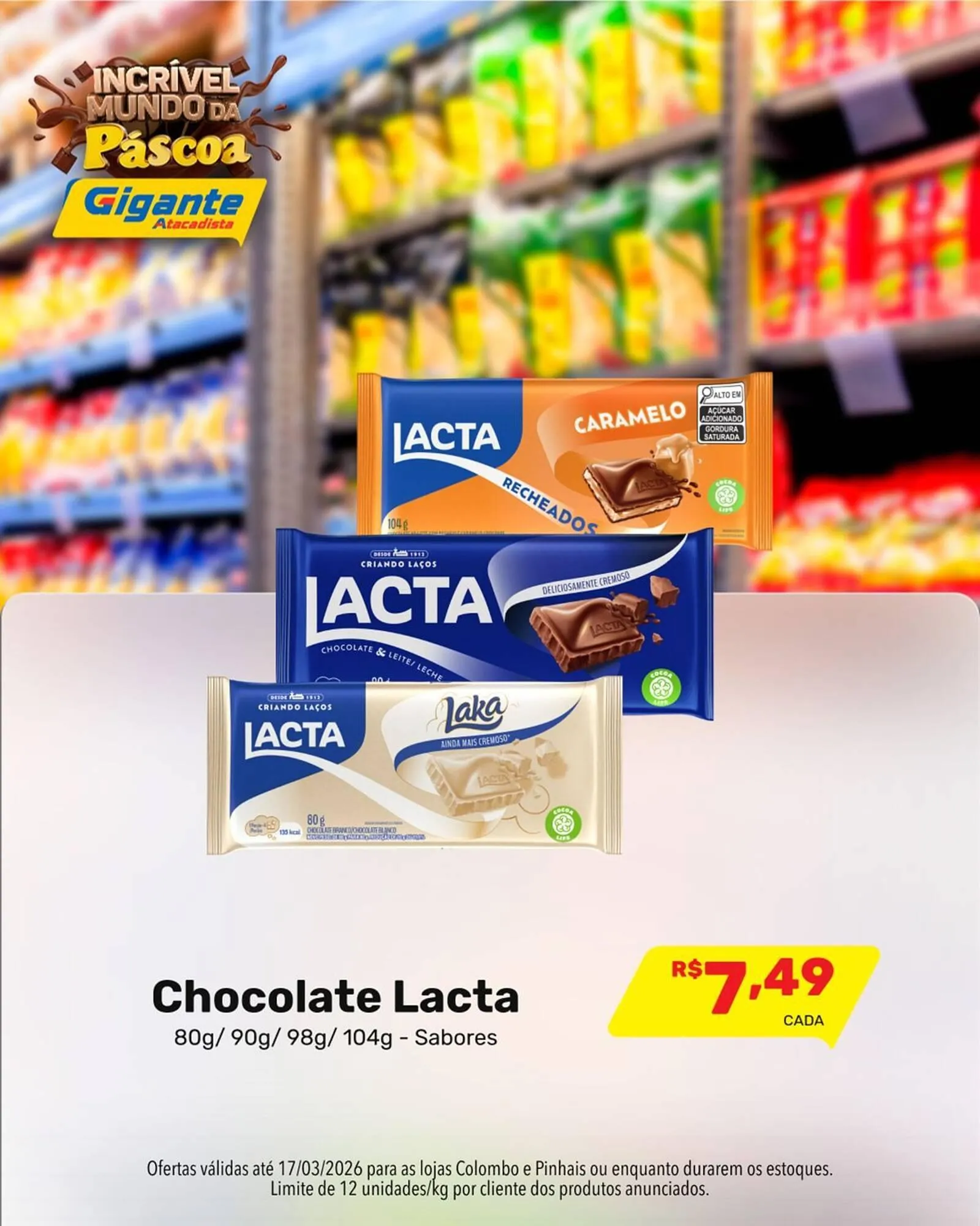 Encarte de Encarte Gigante Atacadista 12 de março até 17 de março 2026 - Pagina 4