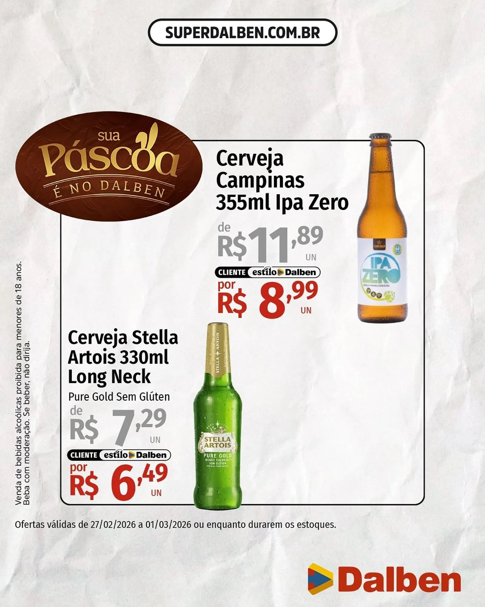 Encarte de Catálogo Supermercado Dalben 27 de fevereiro até 1 de março 2026 - Pagina 2