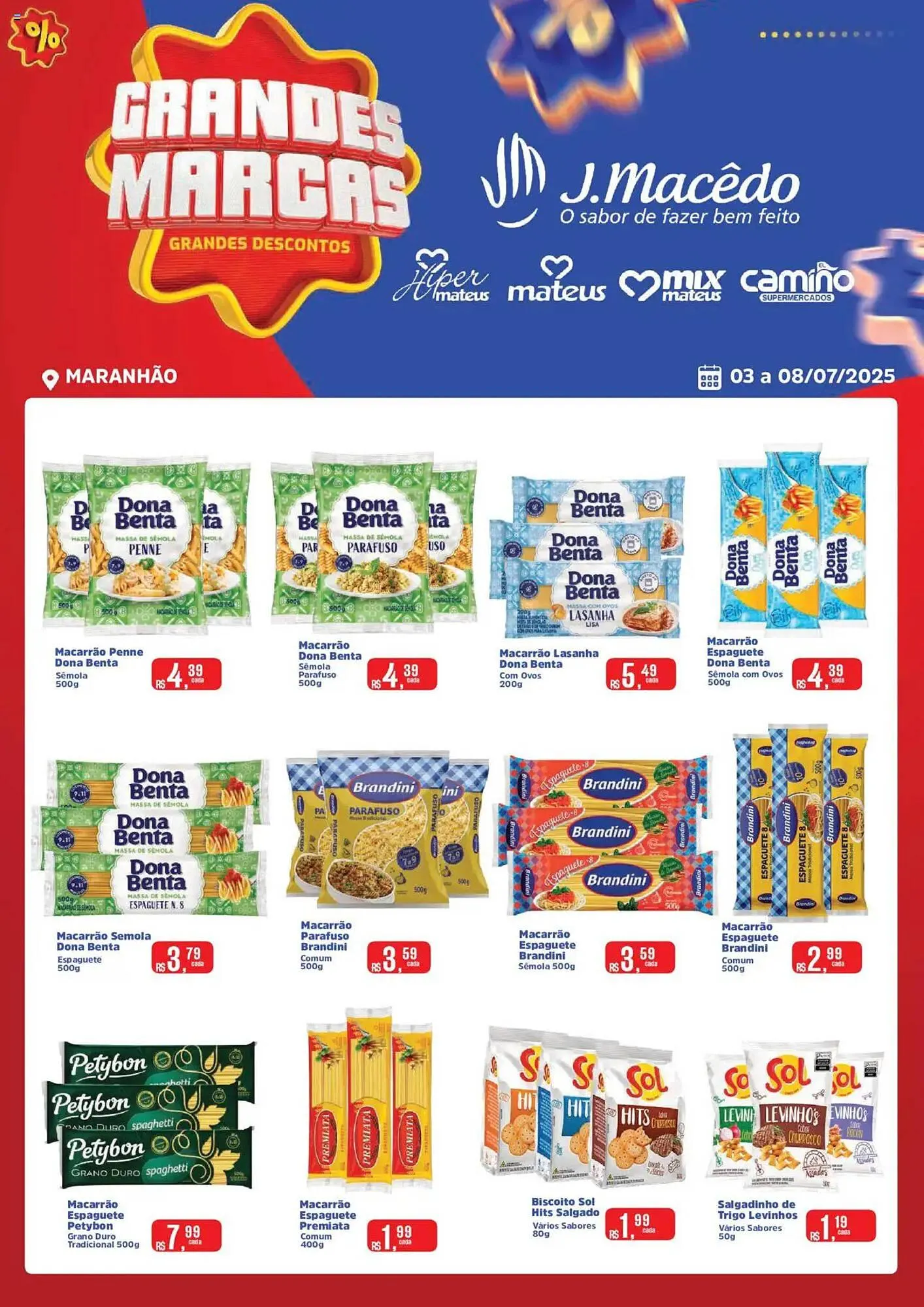 Encarte de Catálogo Supermercados Mateus 3 de julho até 8 de julho 2025 - Pagina 1