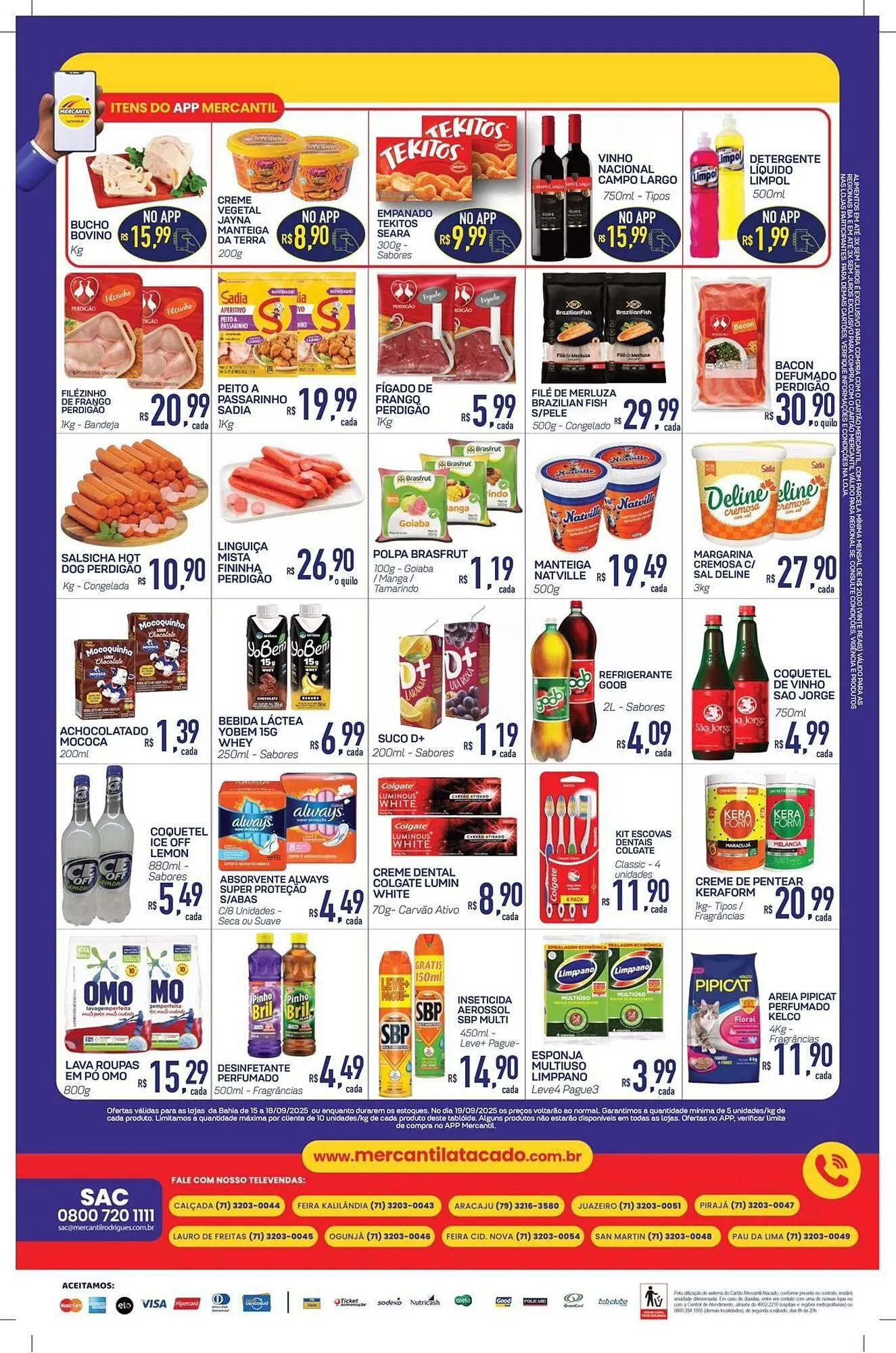 Encarte de Folheto Mercantil Rodrigues 16 de setembro até 18 de setembro 2025 - Pagina 2