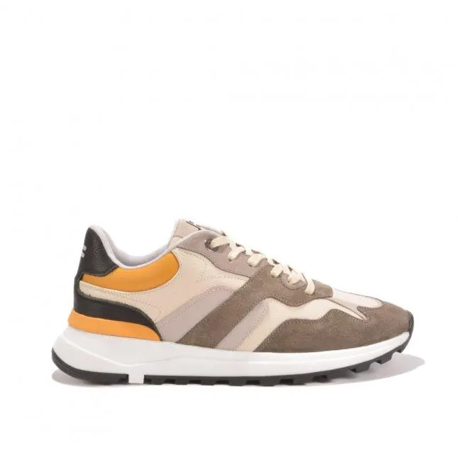 Tênis Esportivo Off White Multicorido Couro