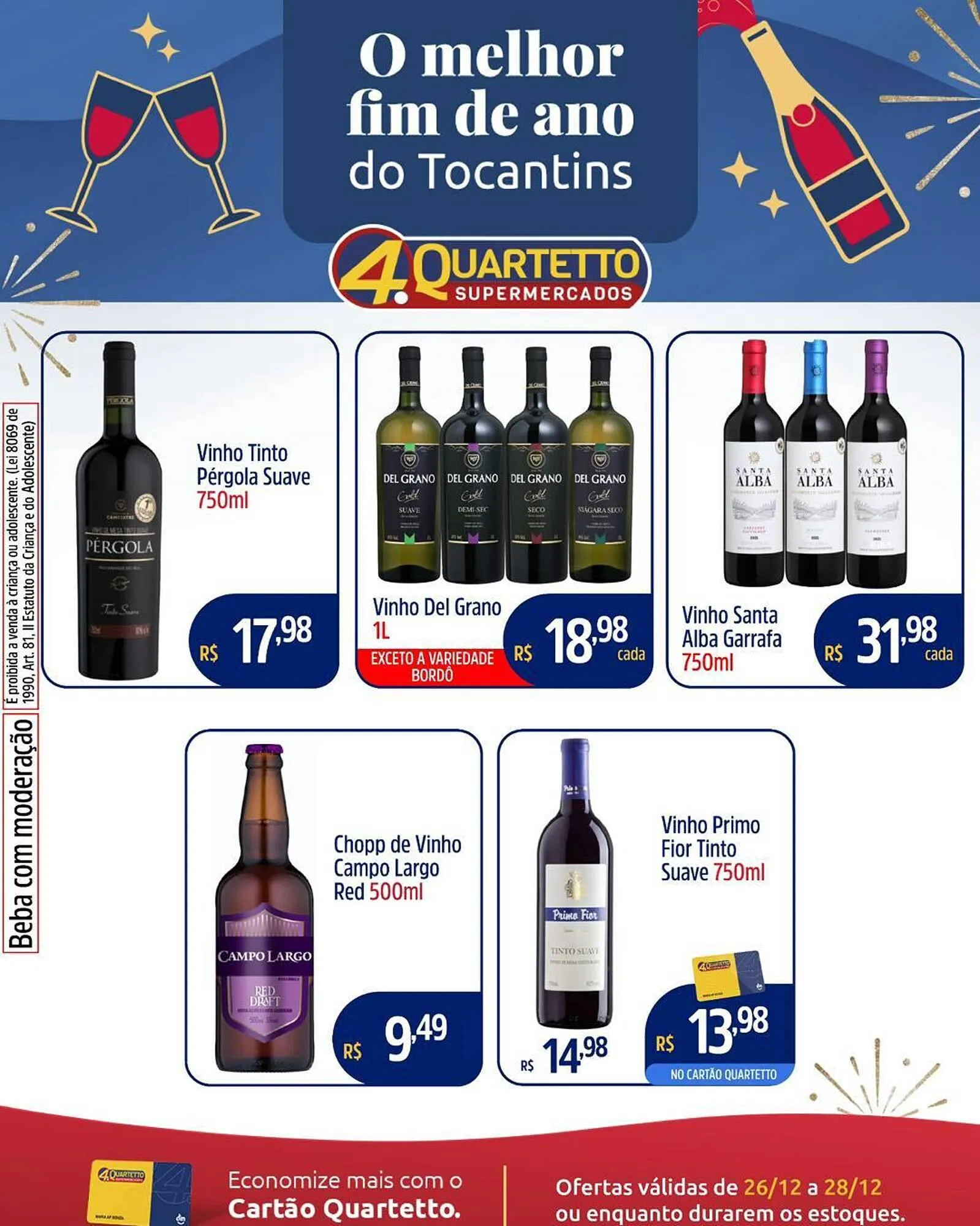 Encarte de Catálogo Quartetto Supermercados 26 de dezembro até 28 de dezembro 2025 - Pagina 5