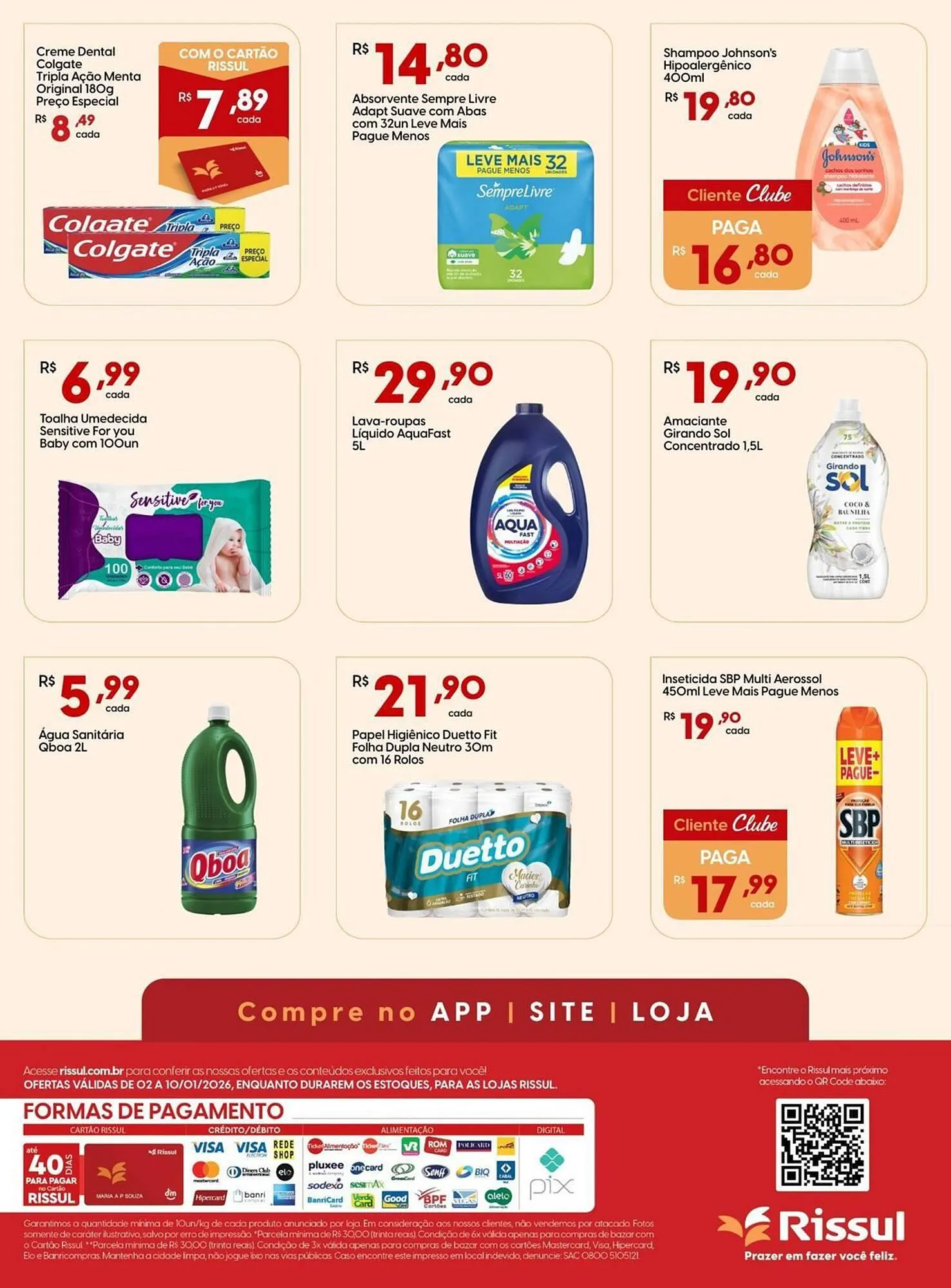 Encarte de Catálogo Supper Rissul 2 de janeiro até 10 de janeiro 2026 - Pagina 9