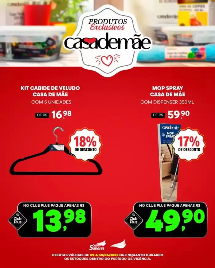 Encarte de Nossas melhores pechinchas 9 de abril até 30 de abril 2025 - Pagina 1