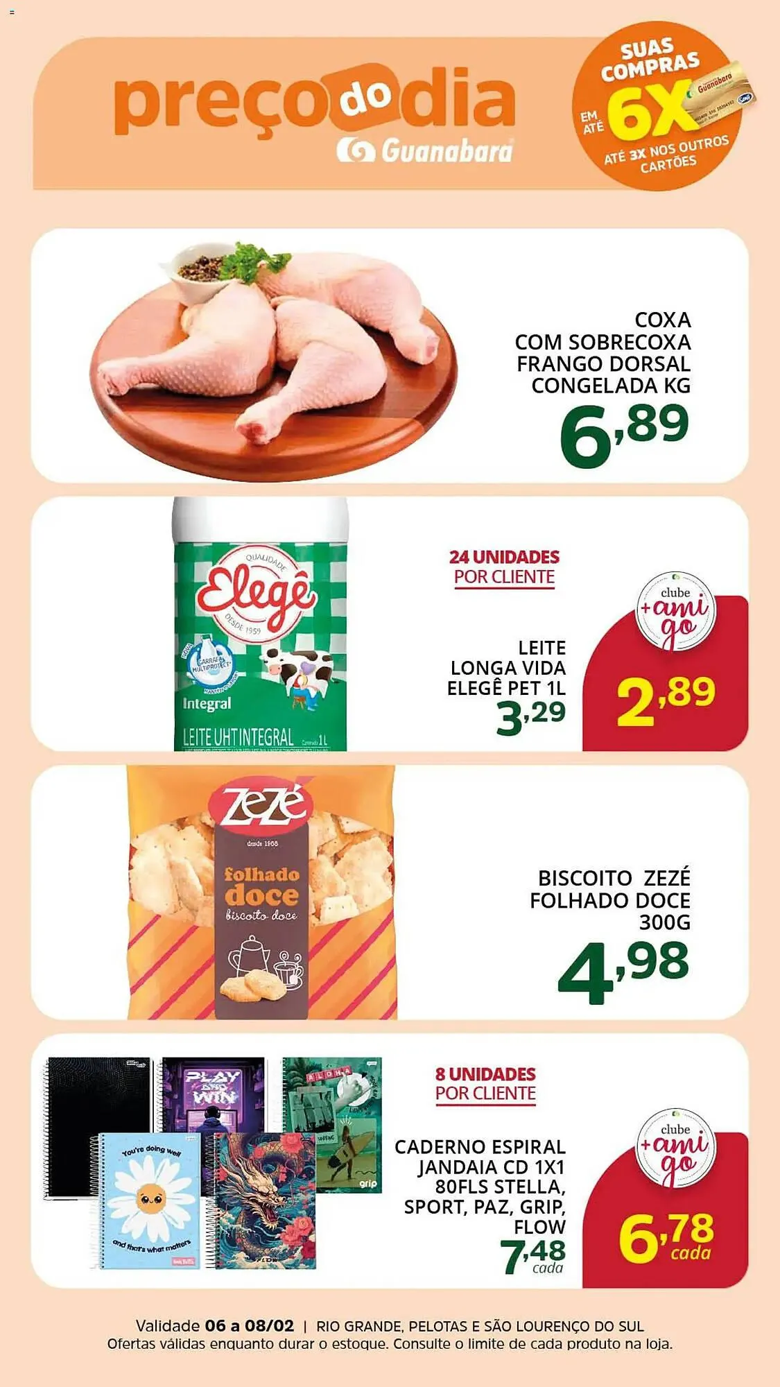 Encarte de Encarte Supermercados Guanabara 6 de fevereiro até 8 de fevereiro 2026 - Pagina 4