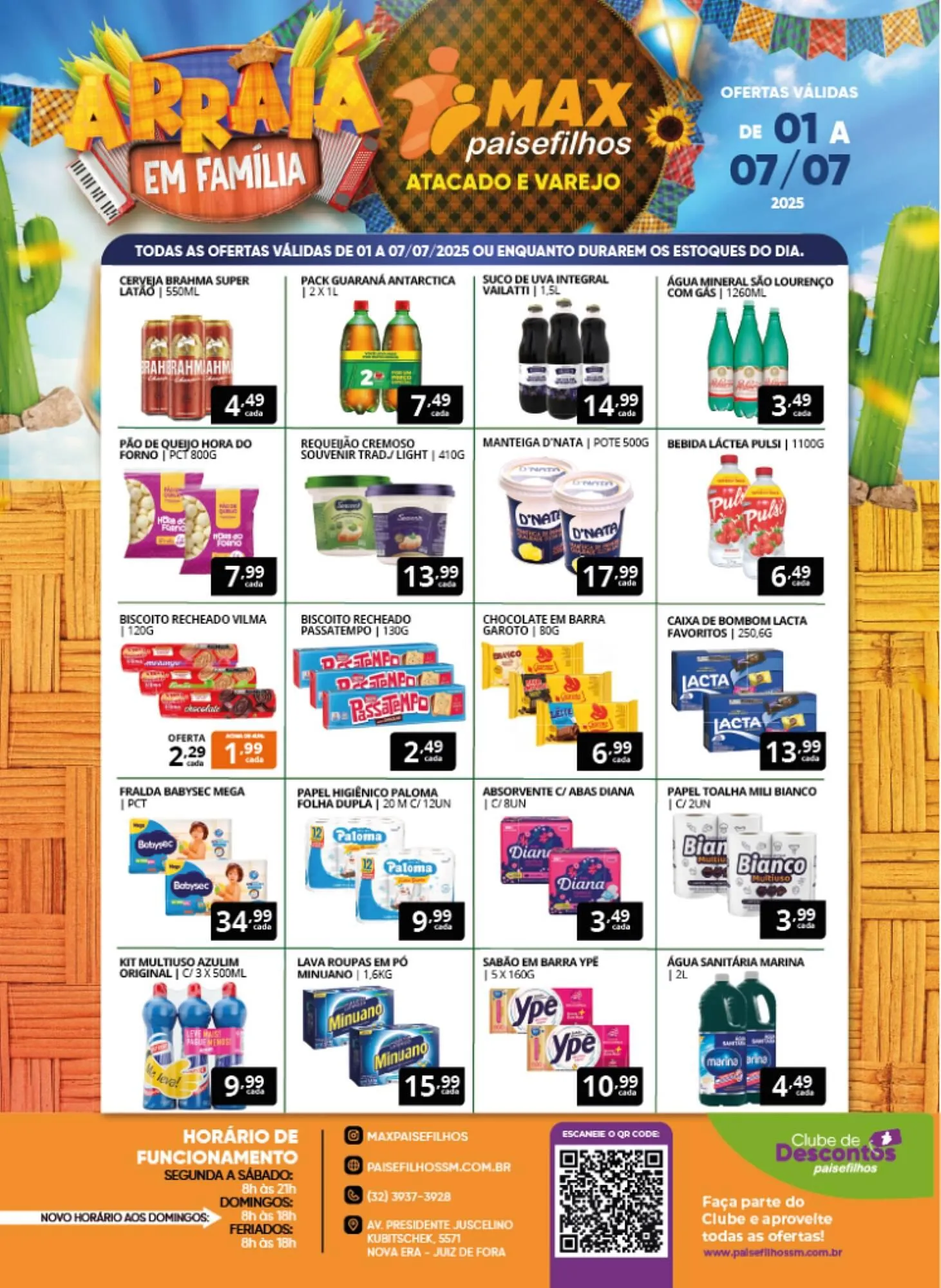 Encarte de Catálogo Pais e Filhos Supermercados 2 de julho até 7 de julho 2025 - Pagina 2