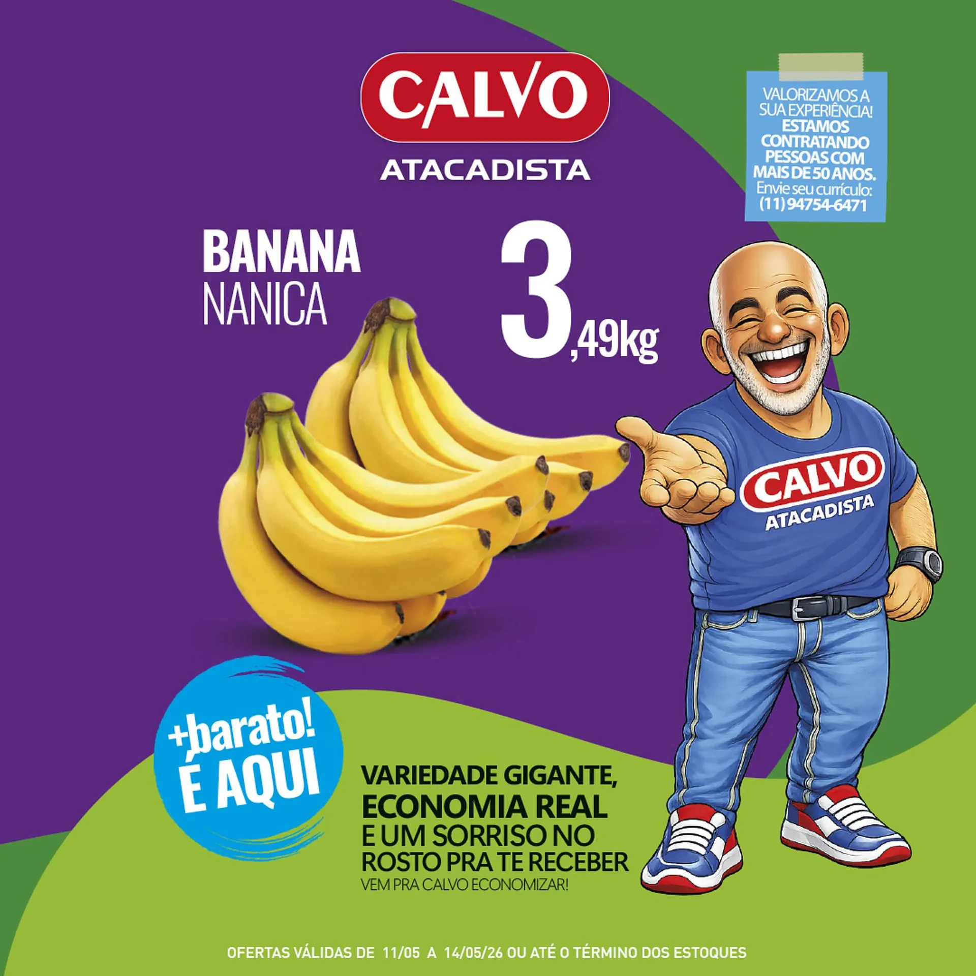 Encarte de Folheto Calvo Atacadista 11 de maio até 14 de maio 2026 - Pagina 1