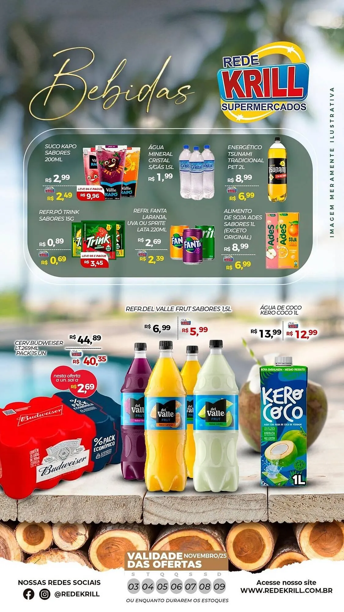 Encarte de Folheto Rede Krill 3 de novembro até 9 de novembro 2025 - Pagina 1