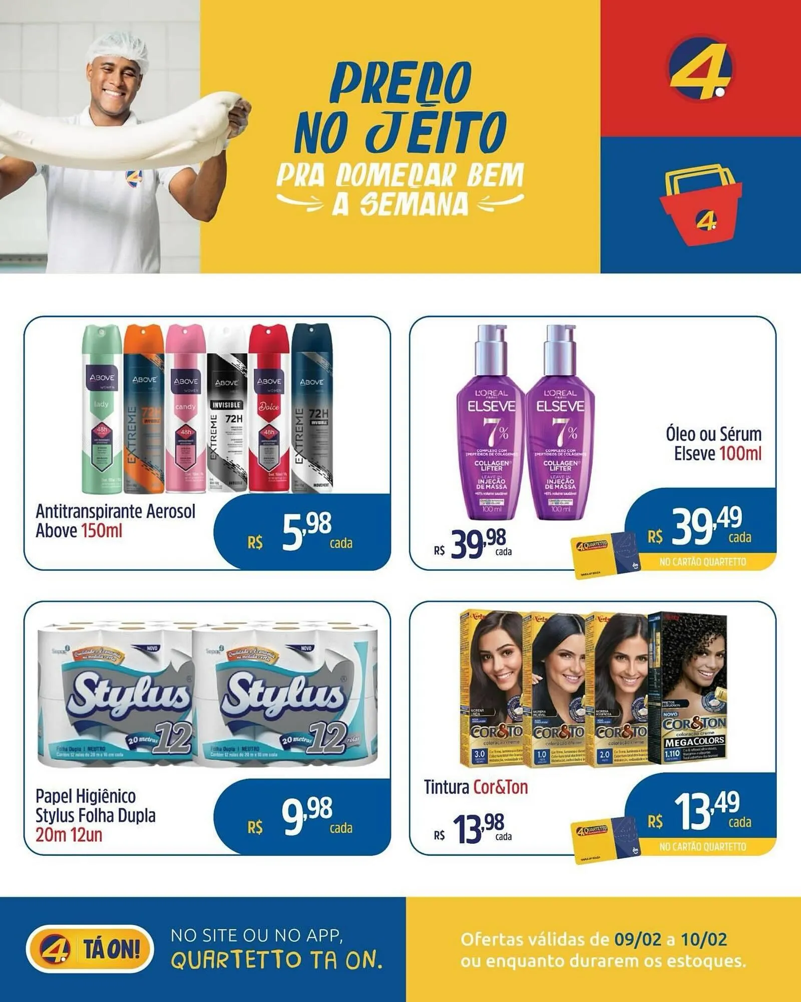 Encarte de Catálogo Quartetto Supermercados 9 de fevereiro até 10 de fevereiro 2026 - Pagina 5
