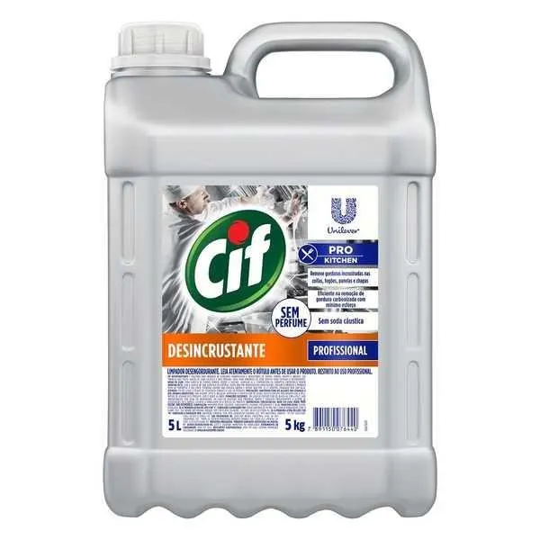 Limpador Desincrustante Sem Perfume Pro Kitchen 5L Cif