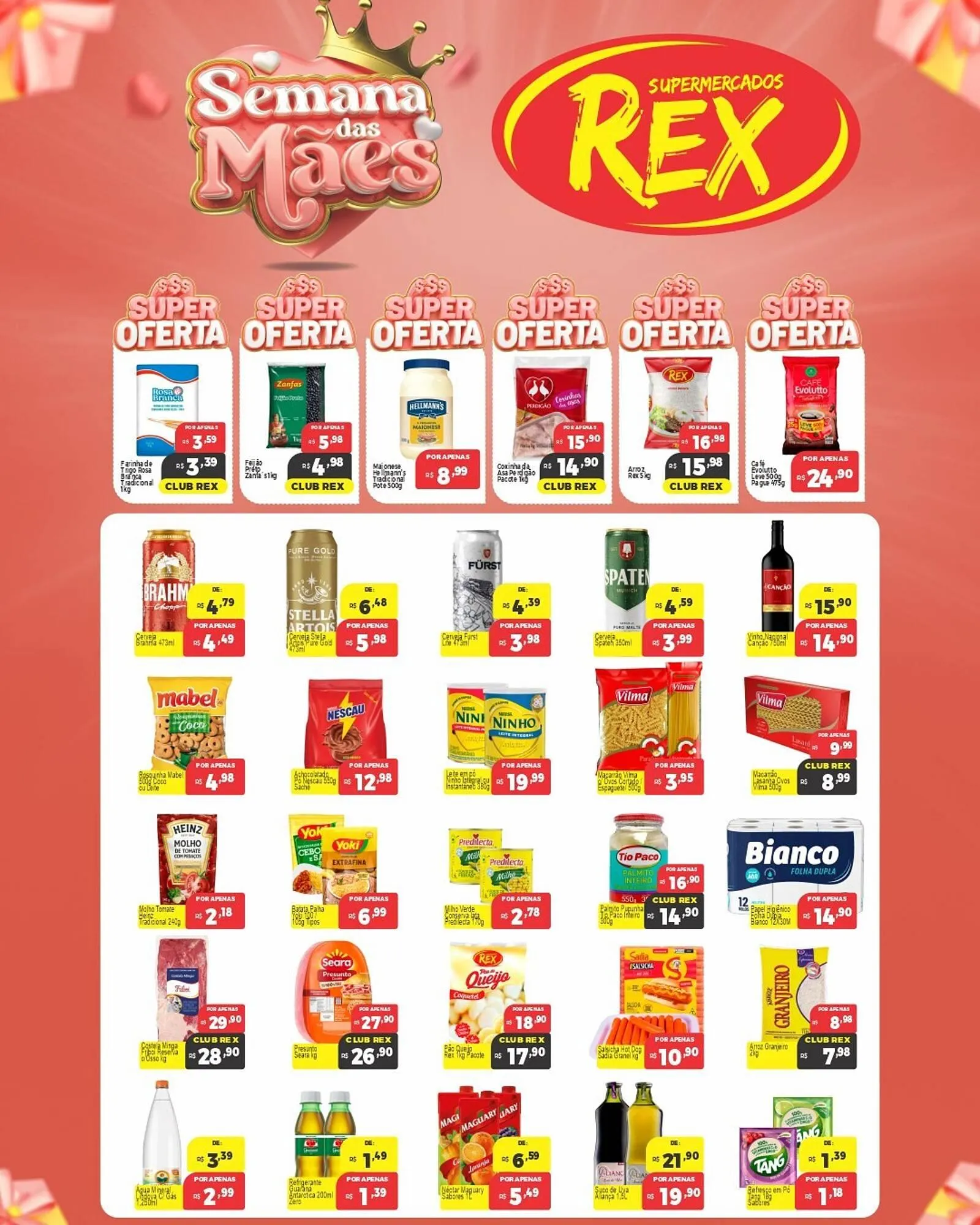 Encarte de Catálogo Supermercados Rex 7 de maio até 13 de maio 2026 - Pagina 1