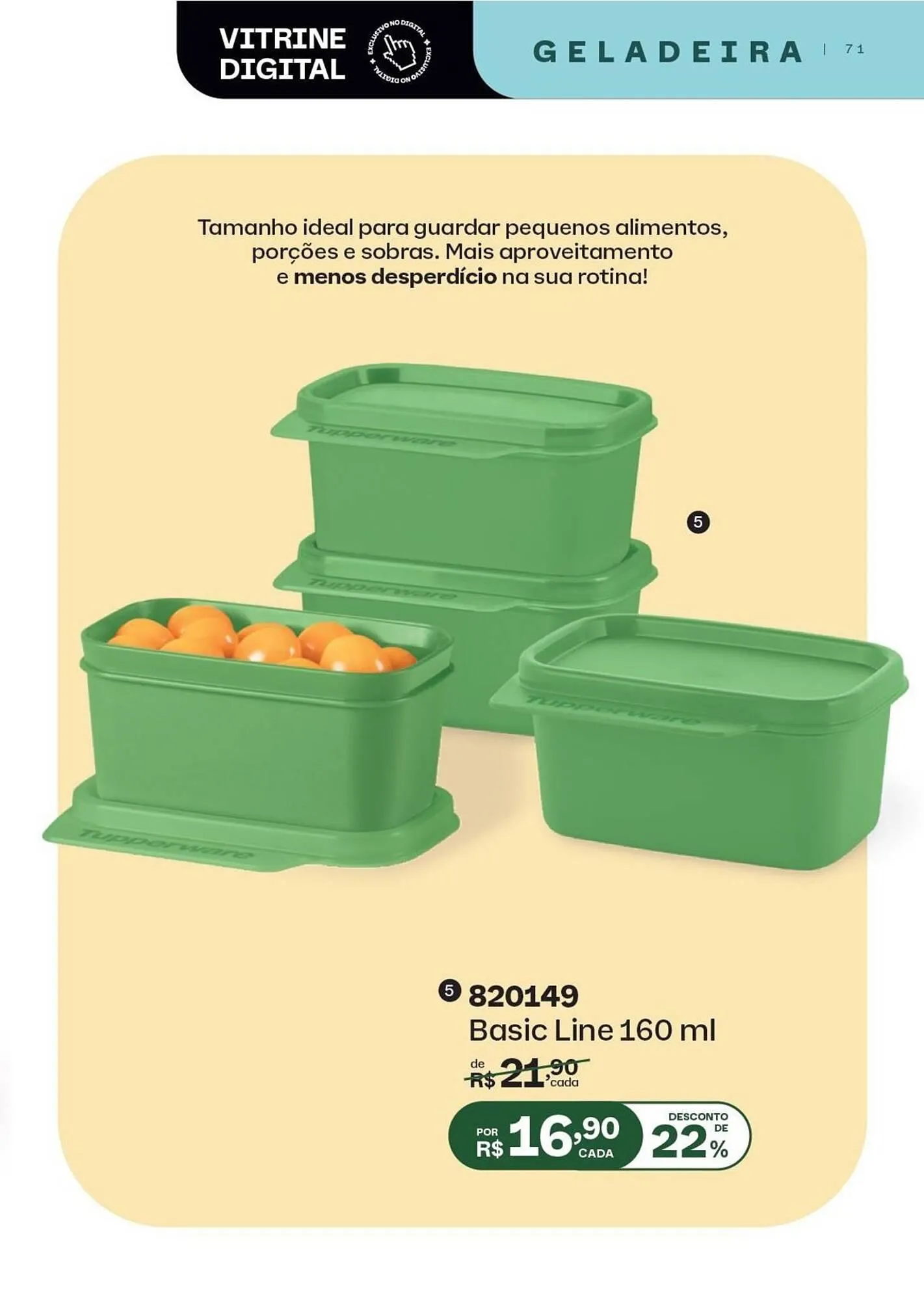 Encarte de Catálogo Tupperware 24 de outubro até 31 de outubro 2025 - Pagina 73