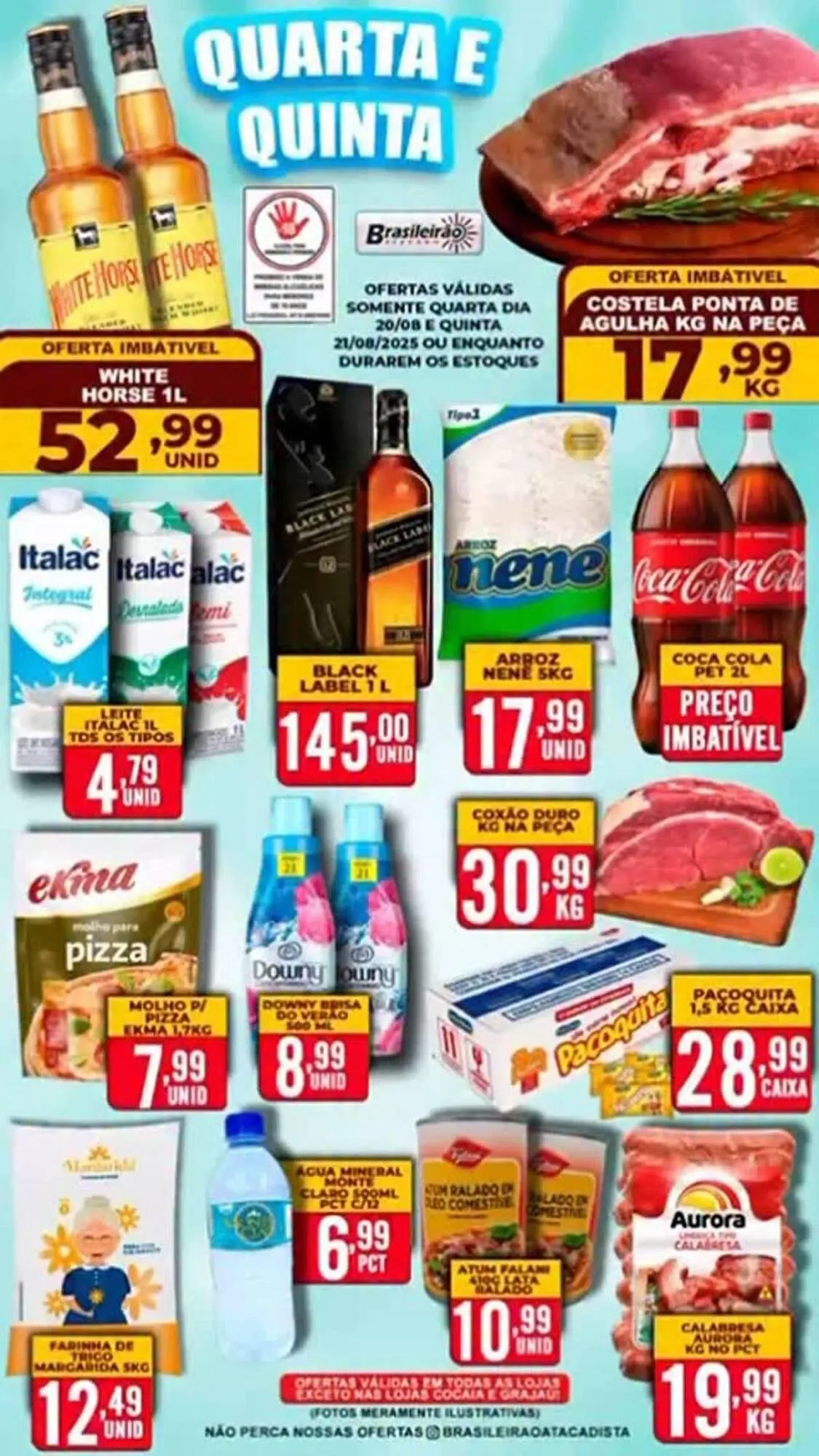 Encarte de Catálogo Brasileirão Atacado 20 de agosto até 21 de agosto 2025 - Pagina 1