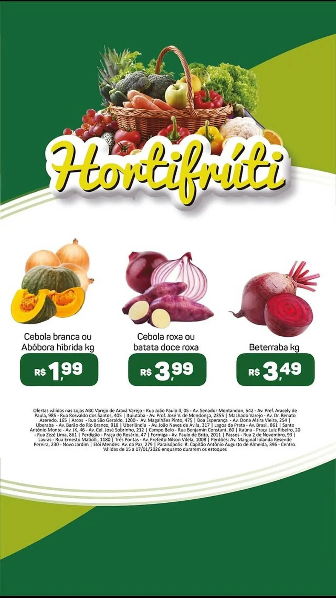 Encarte de Catálogo Supermercados ABC 16 de janeiro até 17 de janeiro 2026 - Pagina 3