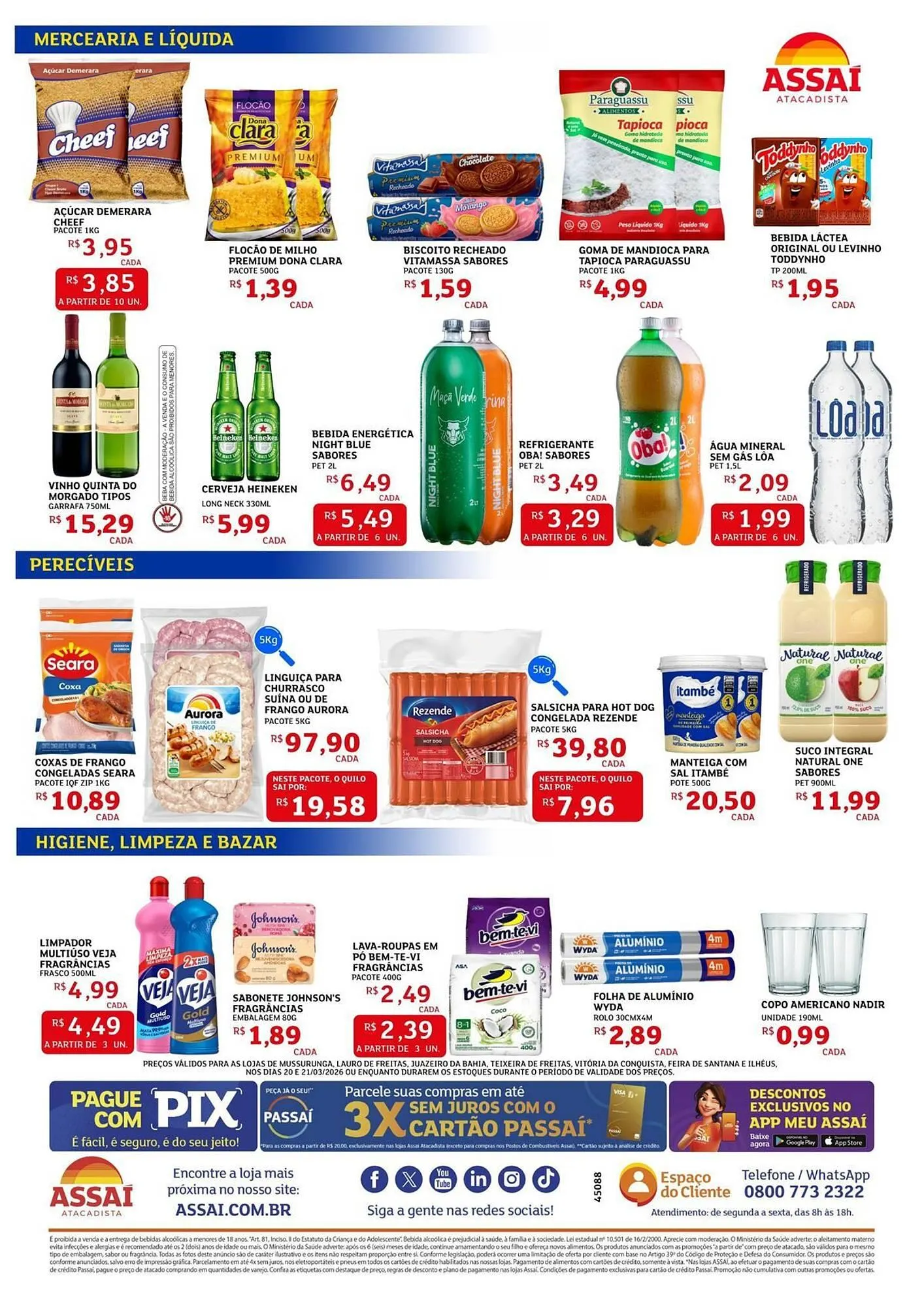 Encarte de Encarte Assaí Atacadista 20 de março até 21 de março 2026 - Pagina 2
