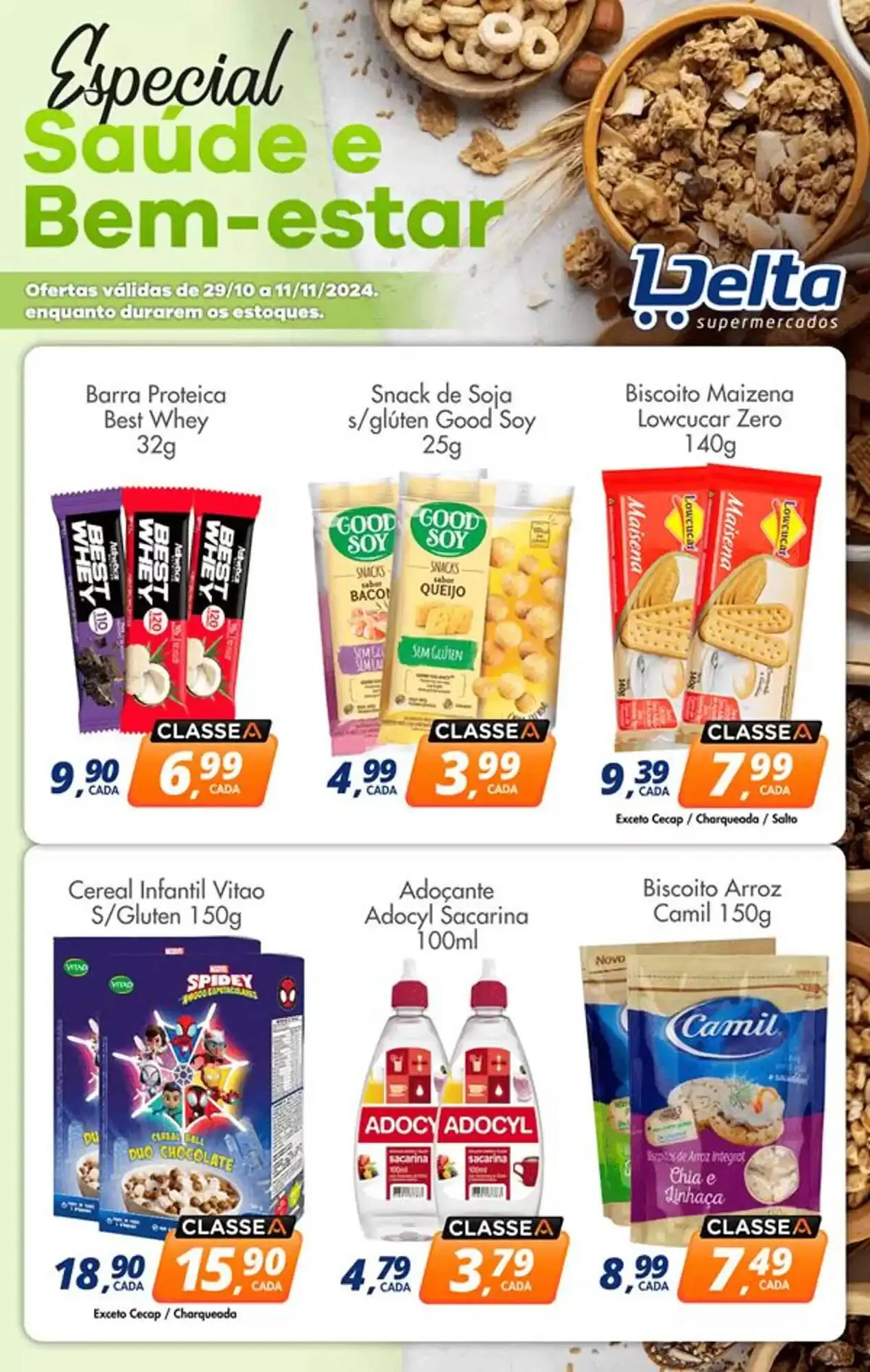 Encarte de Catálogo Delta Supermercados 29 de outubro até 11 de novembro 2024 - Pagina 1