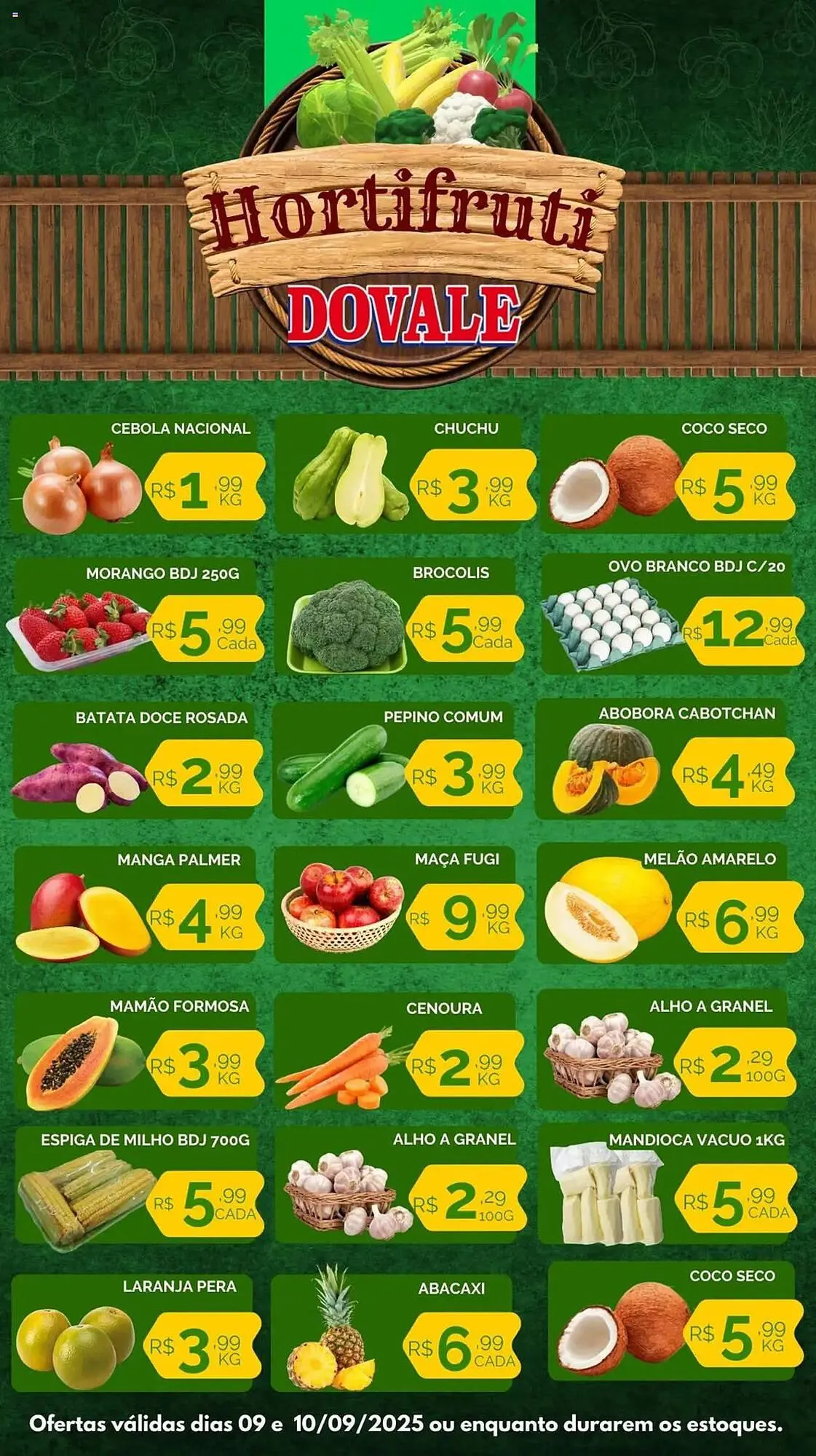 Encarte de Folheto Dovale 9 de setembro até 10 de setembro 2025 - Pagina 1