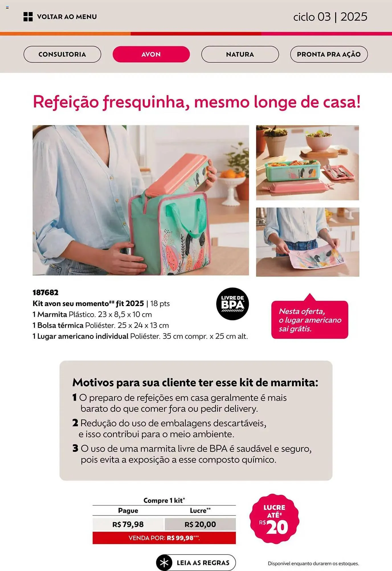 Encarte de Catálogo Avon 17 de janeiro até 17 de fevereiro 2025 - Pagina 22