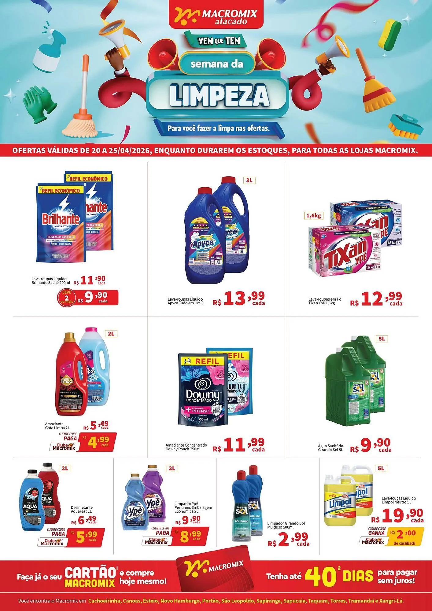 Encarte de Catálogo Macromix Atacado 20 de abril até 25 de abril 2026 - Pagina 1