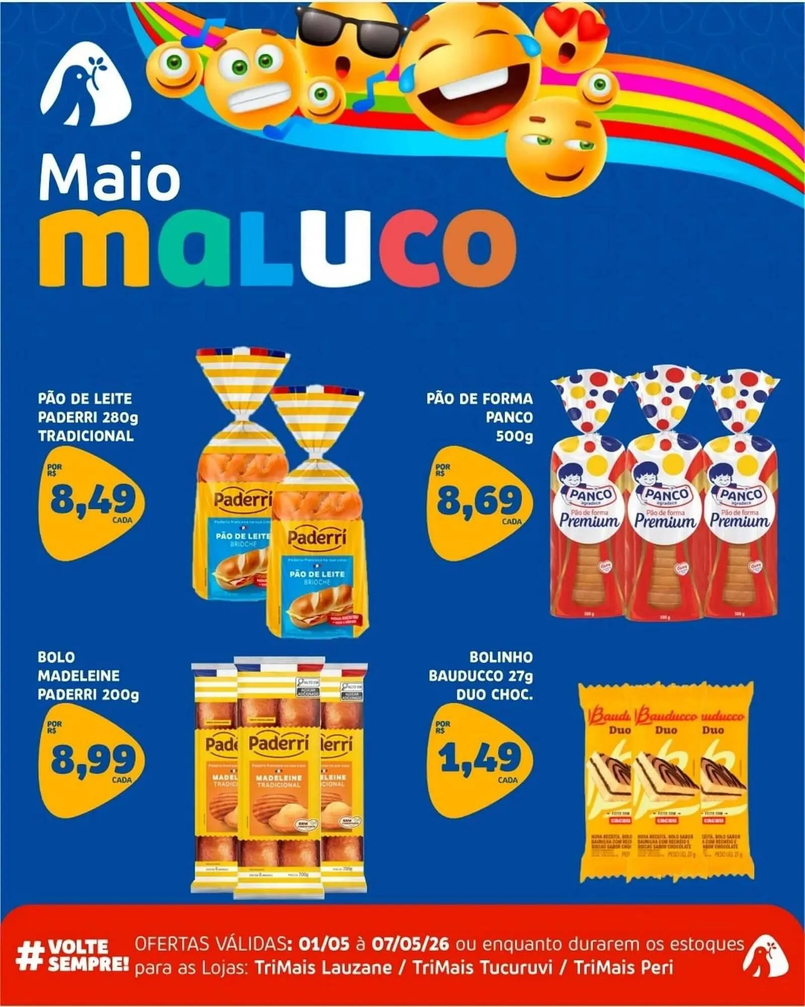 Encarte de Catálogo Trimais Supermercado 1 de maio até 7 de maio 2026 - Pagina 5