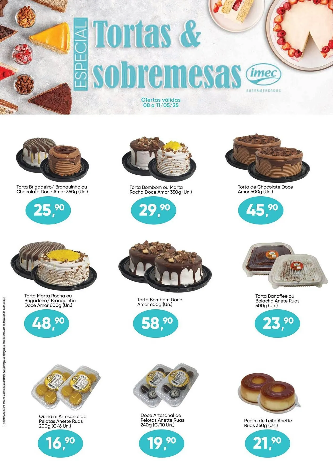Encarte de Catálogo Imec Supermercados 9 de maio até 11 de maio 2025 - Pagina 1