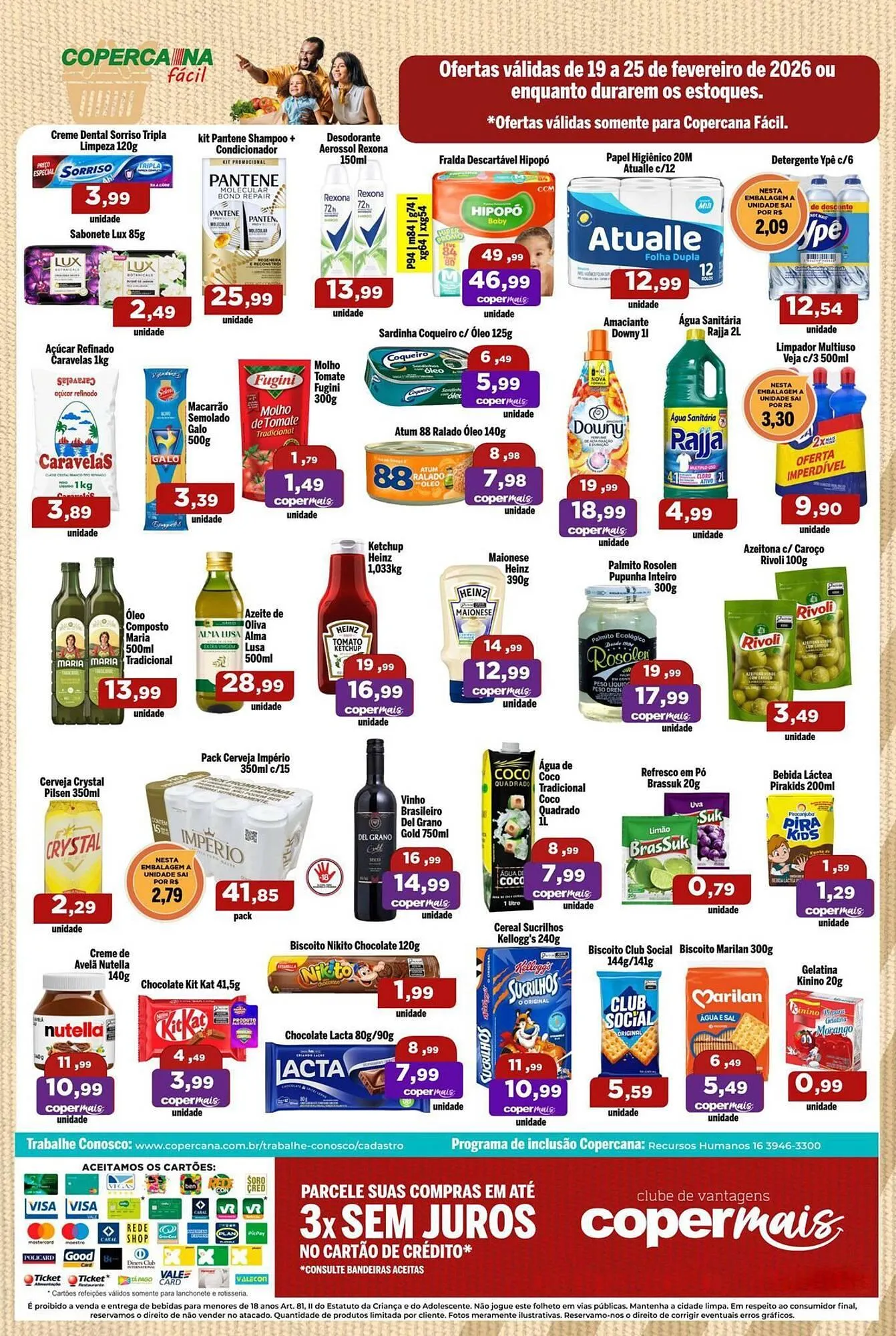 Encarte de Tabloide Copercana 19 de fevereiro até 25 de fevereiro 2026 - Pagina 2