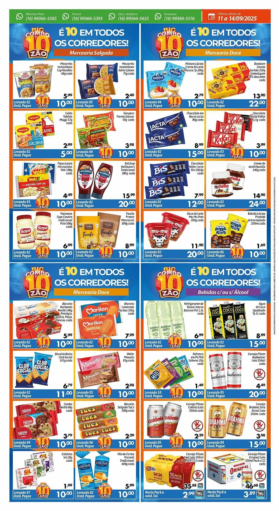Encarte de Catálogo Supermercados Big Compra 11 de setembro até 14 de setembro 2025 - Pagina 2