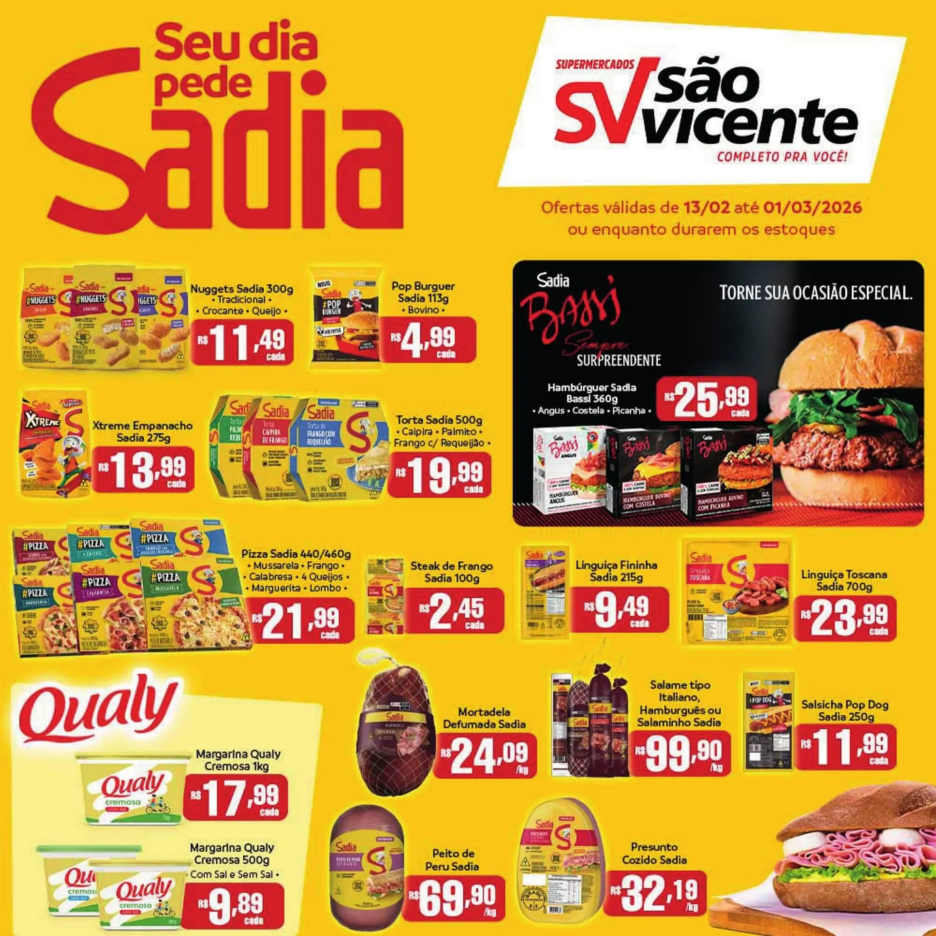 Encarte de Catálogo Supermercados São Vicente 17 de fevereiro até 1 de março 2026 - Pagina 1