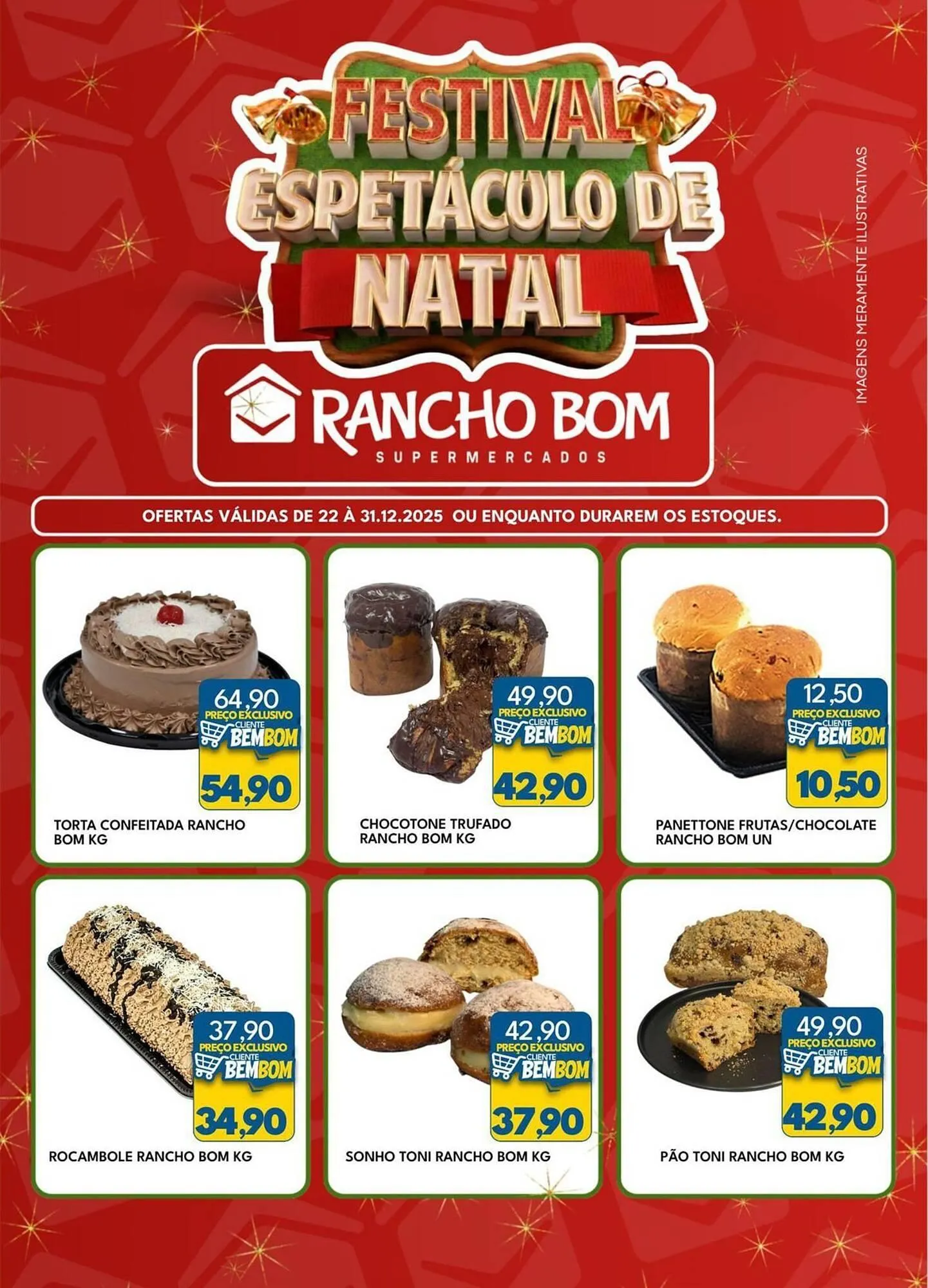 Encarte de Catálogo Rancho Bom Supermercados 22 de dezembro até 31 de dezembro 2025 - Pagina 1