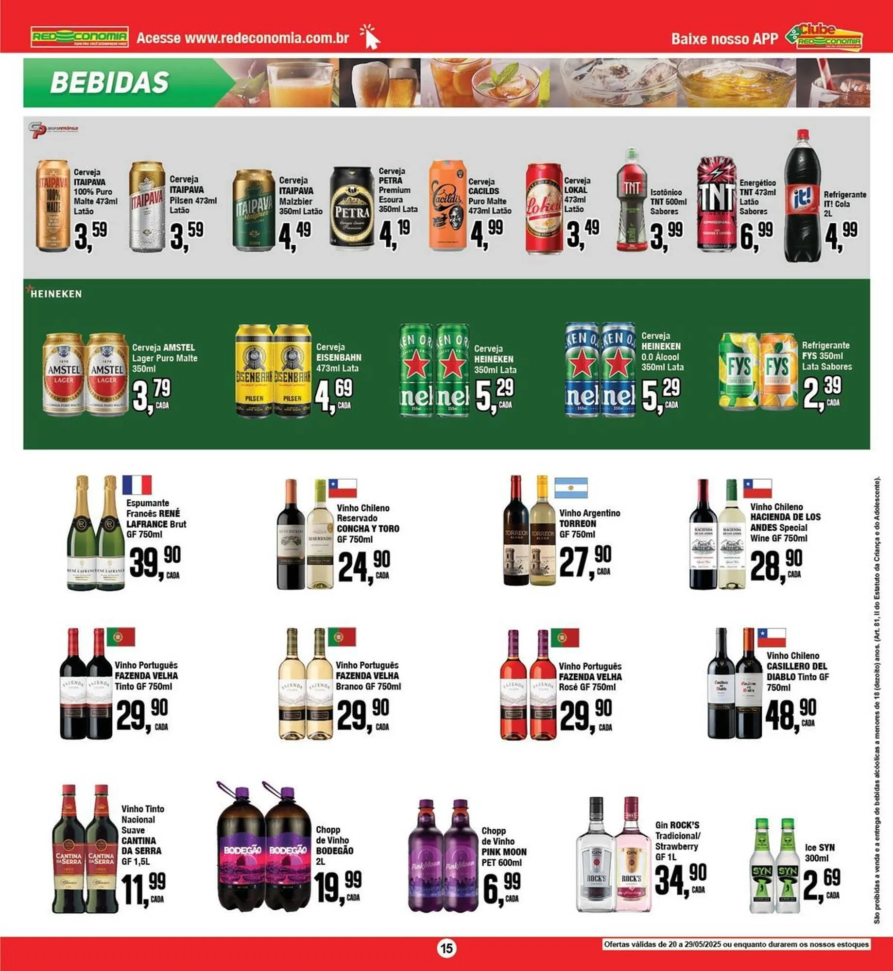 Encarte de Catálogo Rede Economia 19 de maio até 20 de maio 2025 - Pagina 15