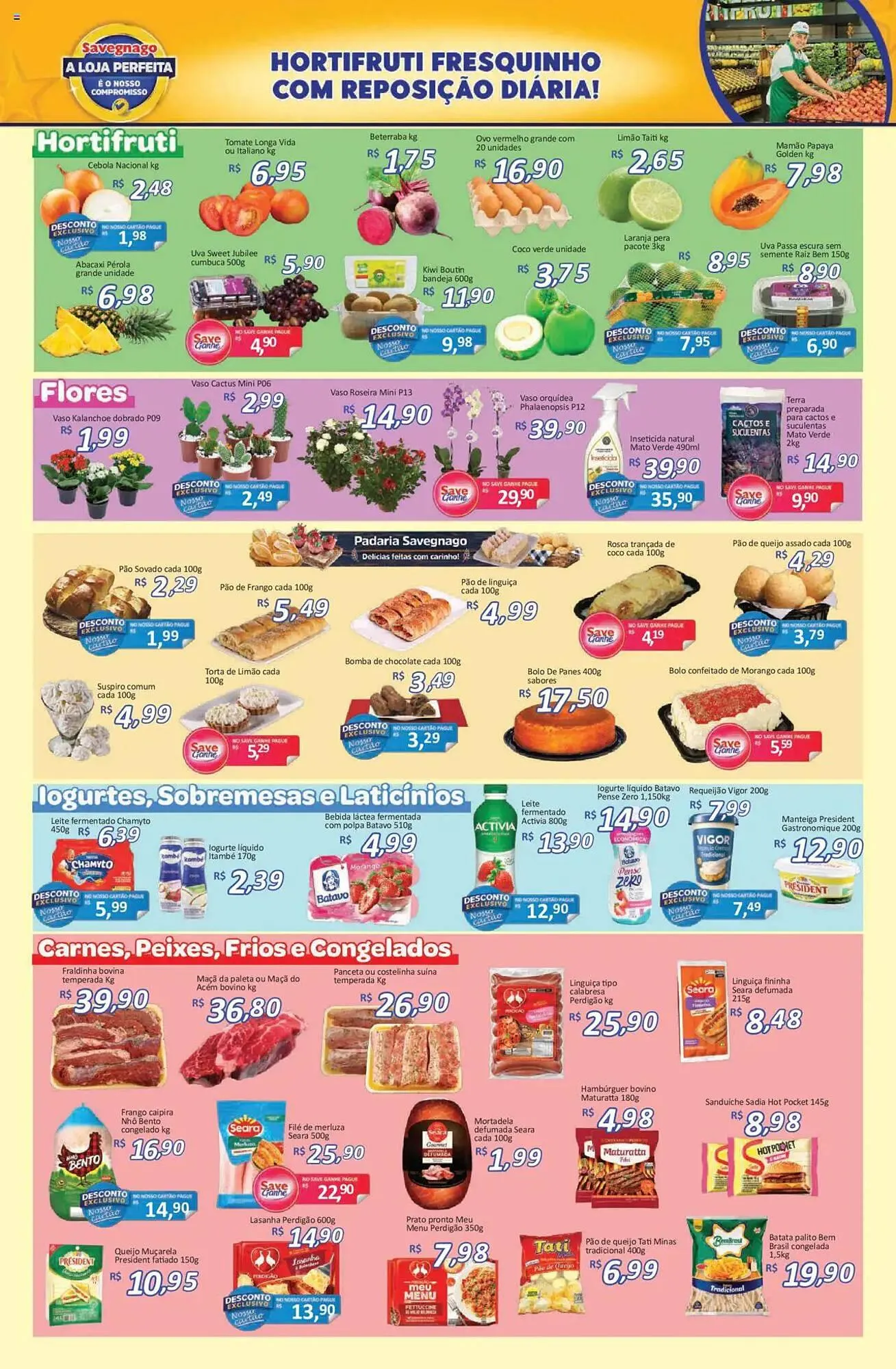 Encarte de Catálogo Supermercados Savegnago 17 de julho até 21 de julho 2025 - Pagina 2