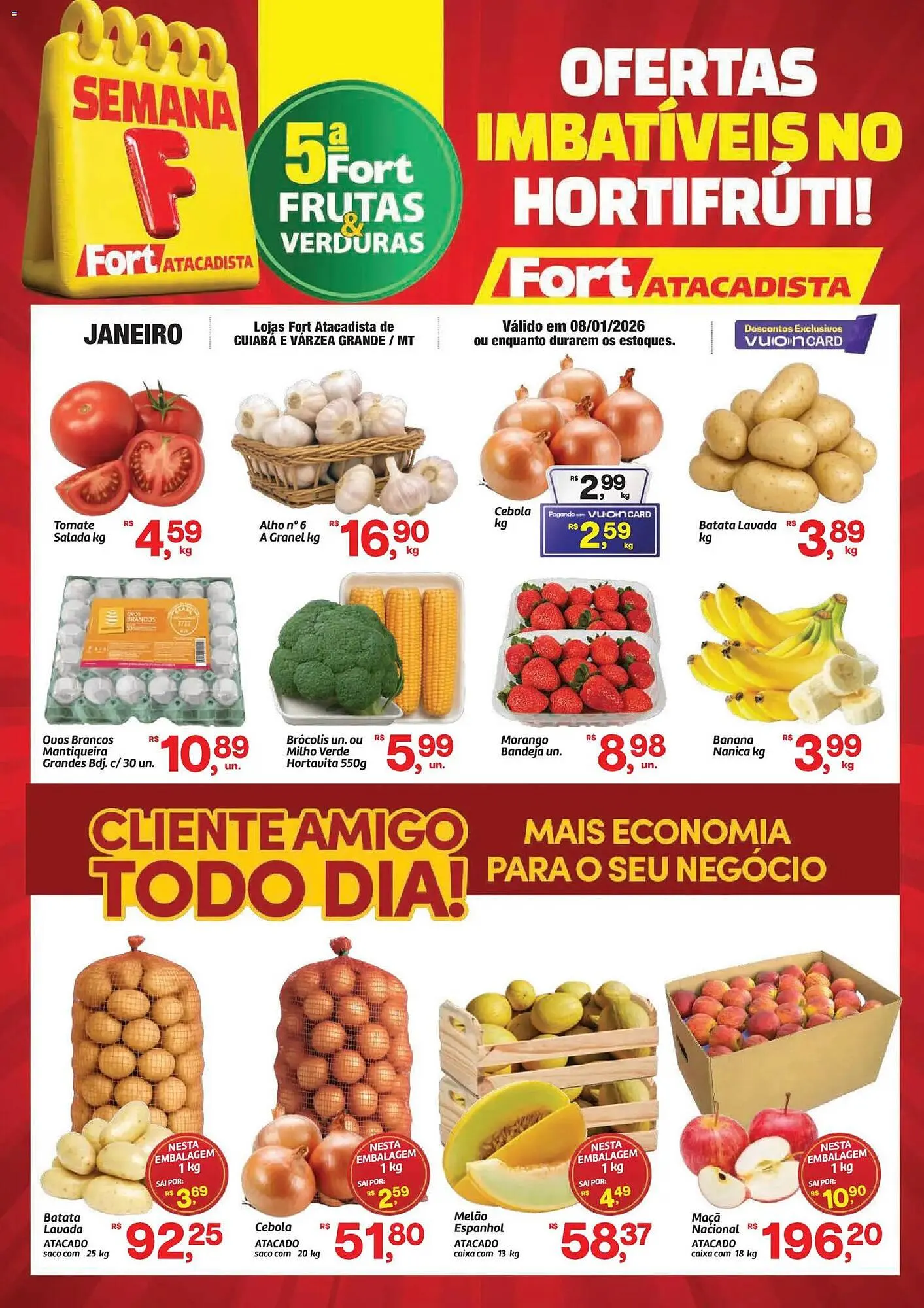 Encarte de Tabloide Fort Atacadista 8 de janeiro até 8 de janeiro 2026 - Pagina 1