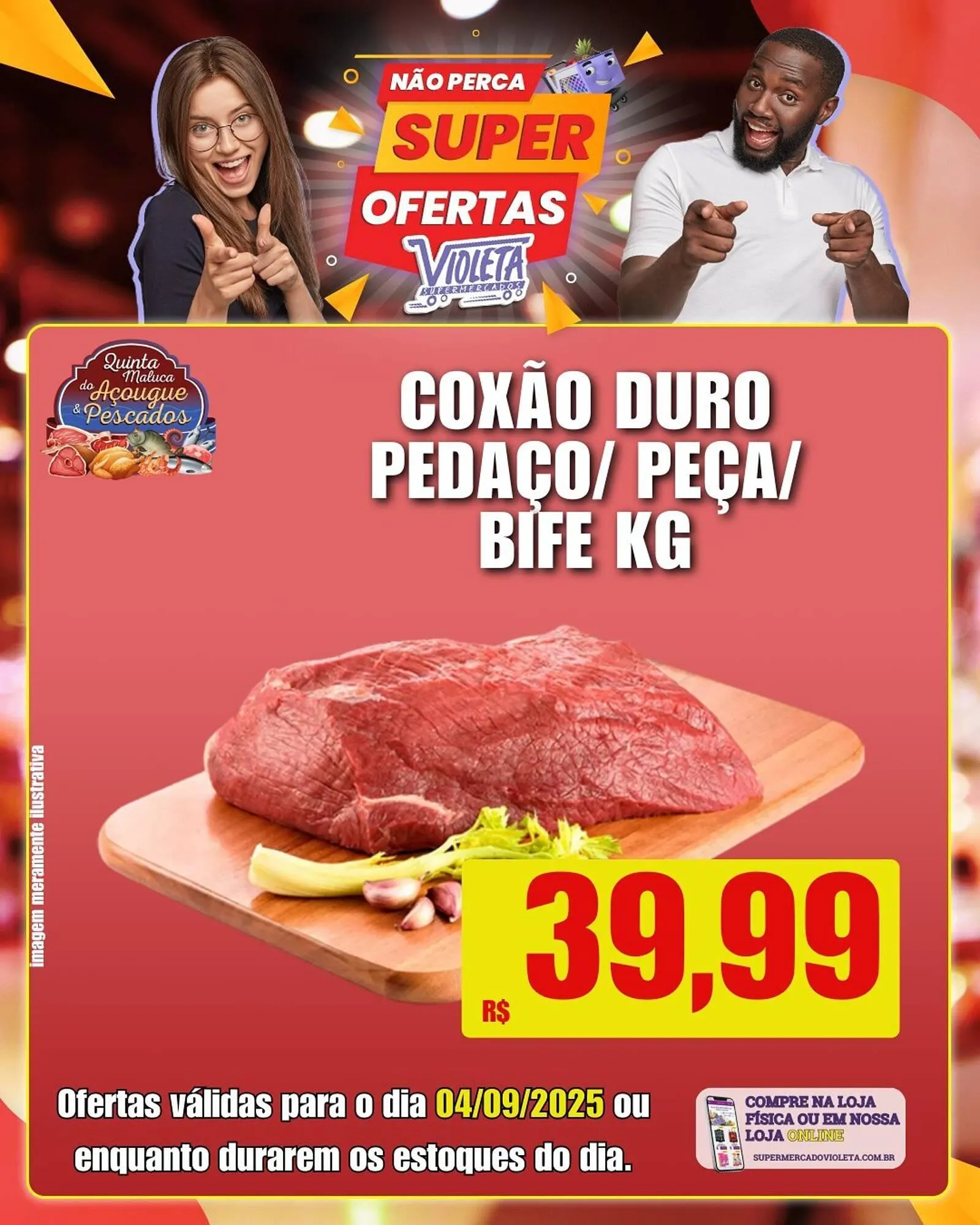 Encarte de Catálogo Violeta Supermercados 4 de setembro até 4 de setembro 2025 - Pagina 1