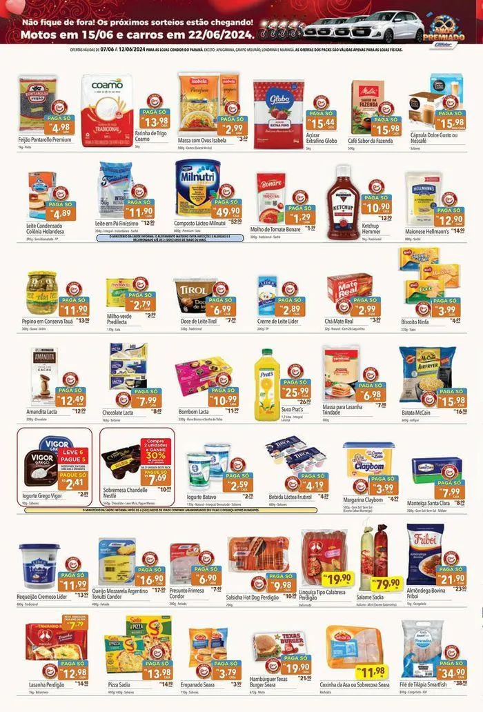 Encarte de Ofertas Supermercados Condor 10 de junho até 12 de junho 2024 - Pagina 2
