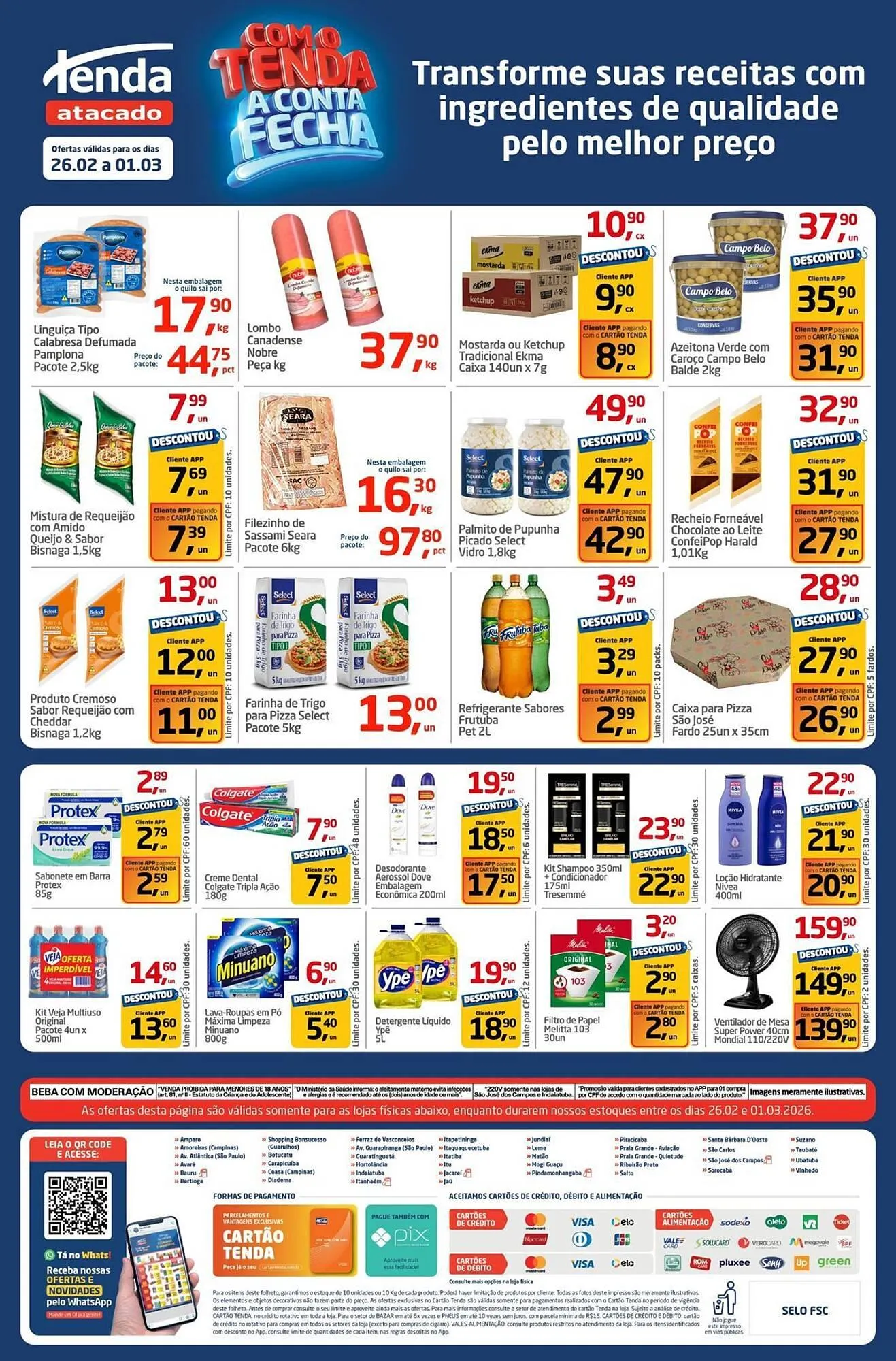 Encarte de Folheto Tenda Atacado 26 de fevereiro até 1 de março 2026 - Pagina 4