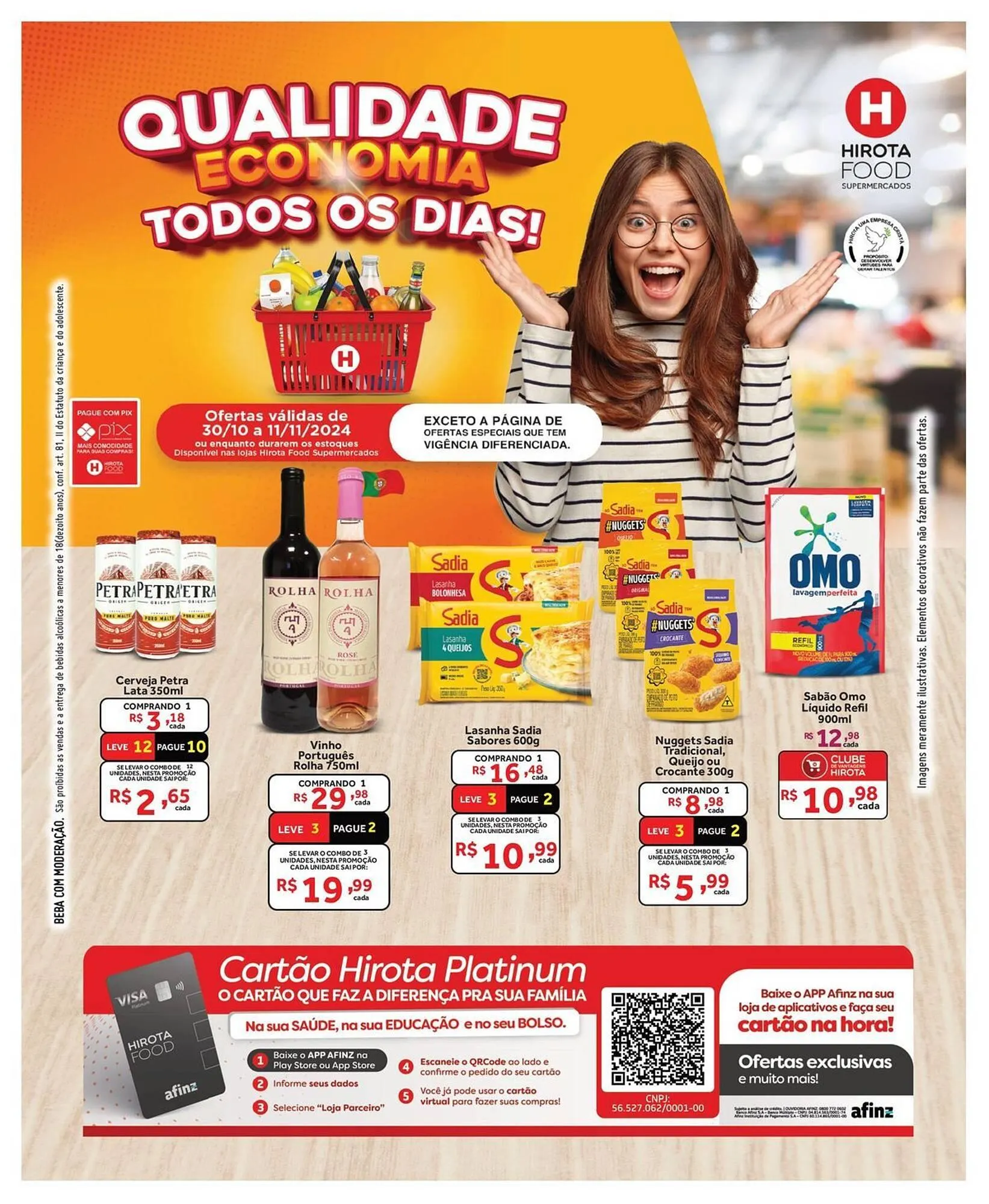 Encarte de Catálogo Hirota Food Supermercado 30 de outubro até 11 de novembro 2024 - Pagina 1