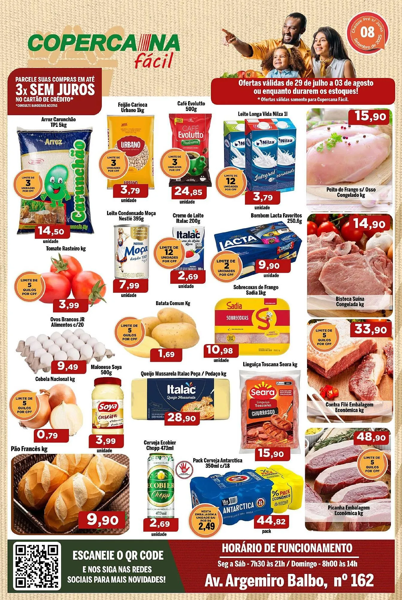 Encarte de Catálogo Copercana 31 de julho até 6 de agosto 2025 - Pagina 1