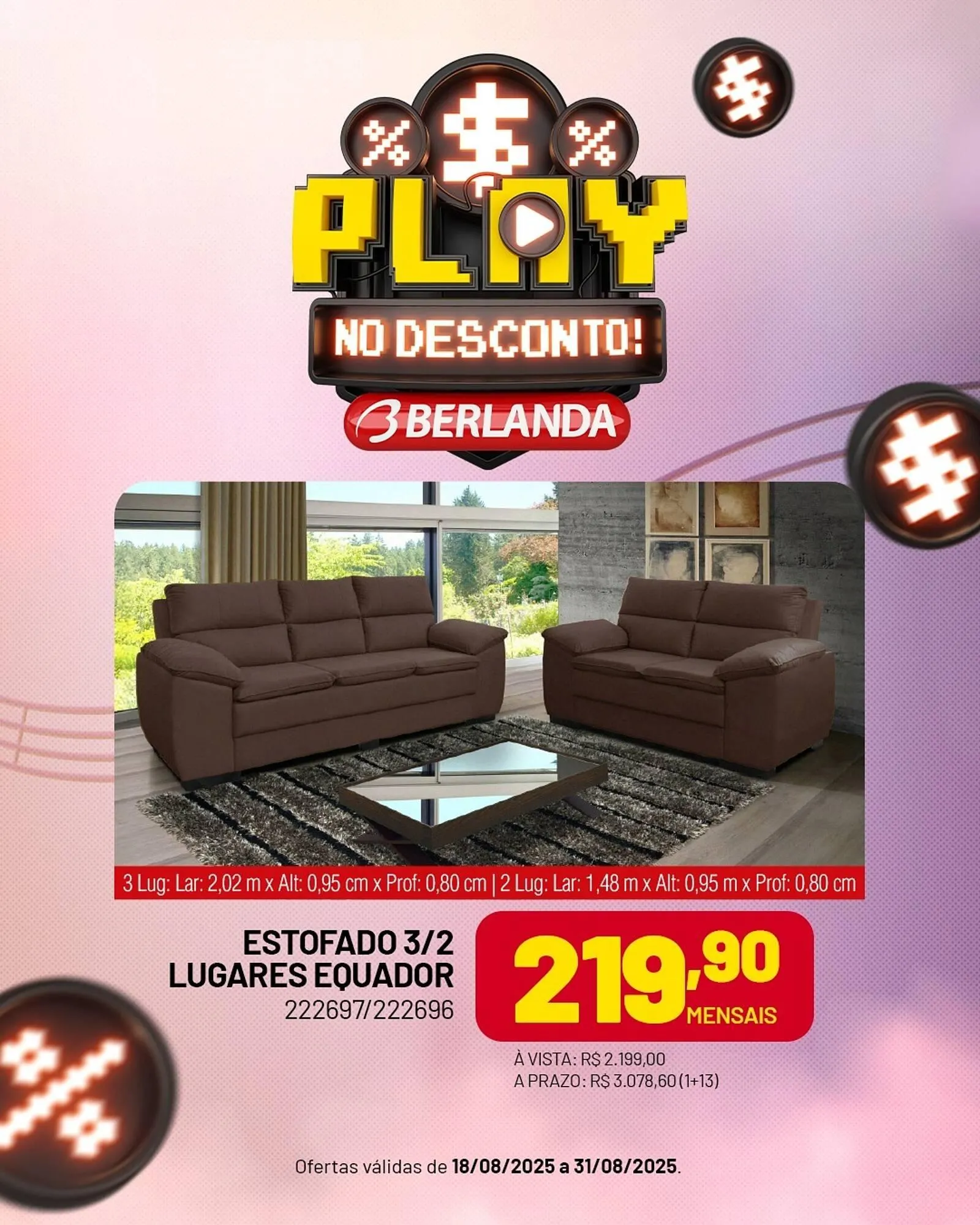Encarte de Catálogo Berlanda 18 de agosto até 31 de agosto 2025 - Pagina 3