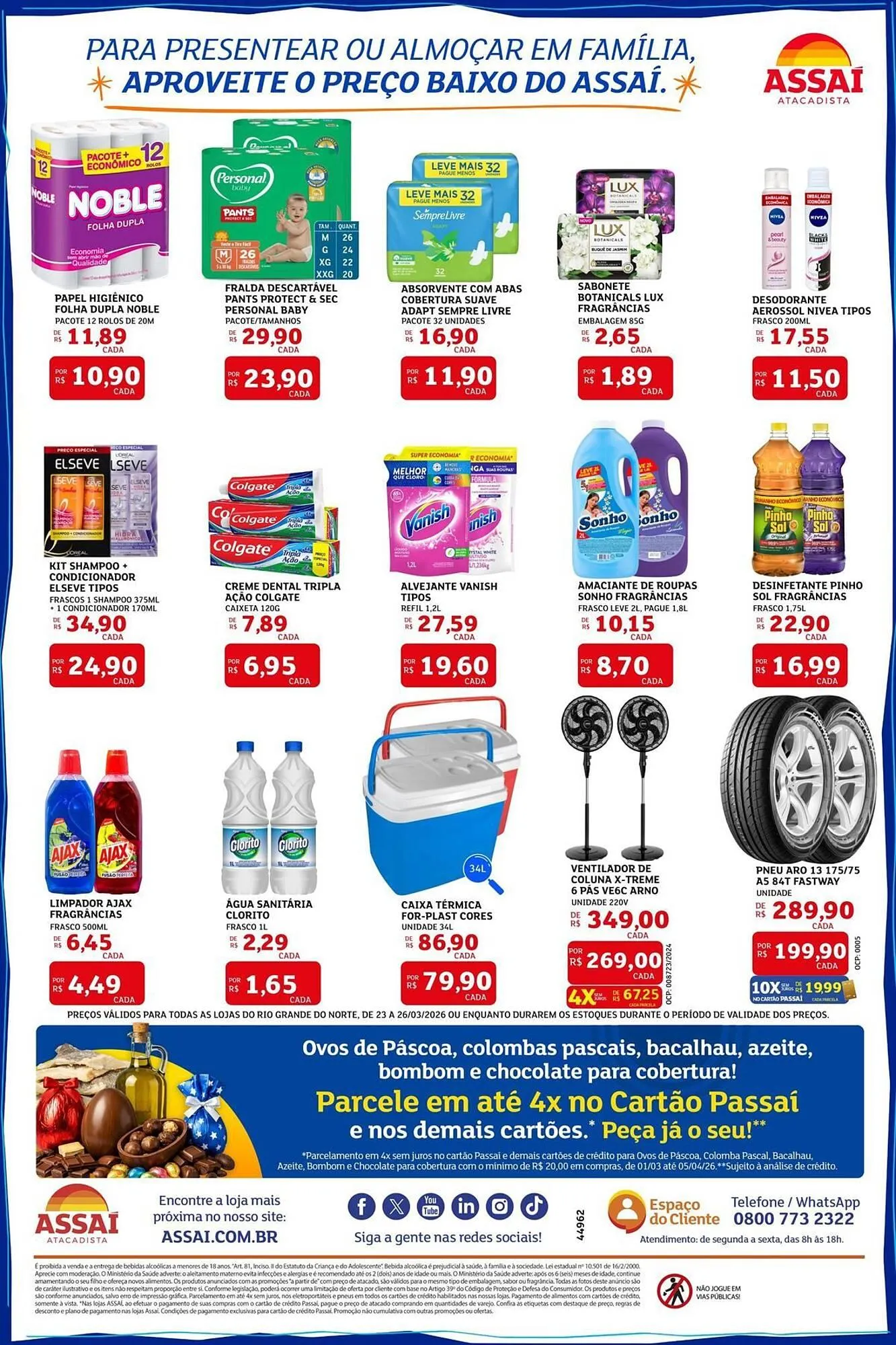 Encarte de Encarte Assaí Atacadista 23 de março até 26 de março 2026 - Pagina 4