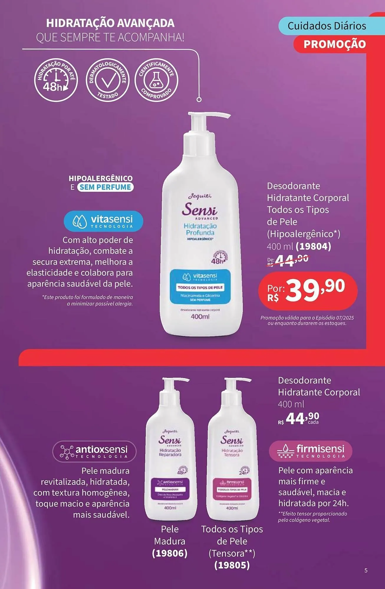 Encarte de Catálogo Jequiti 12 de maio até 31 de maio 2025 - Pagina 5