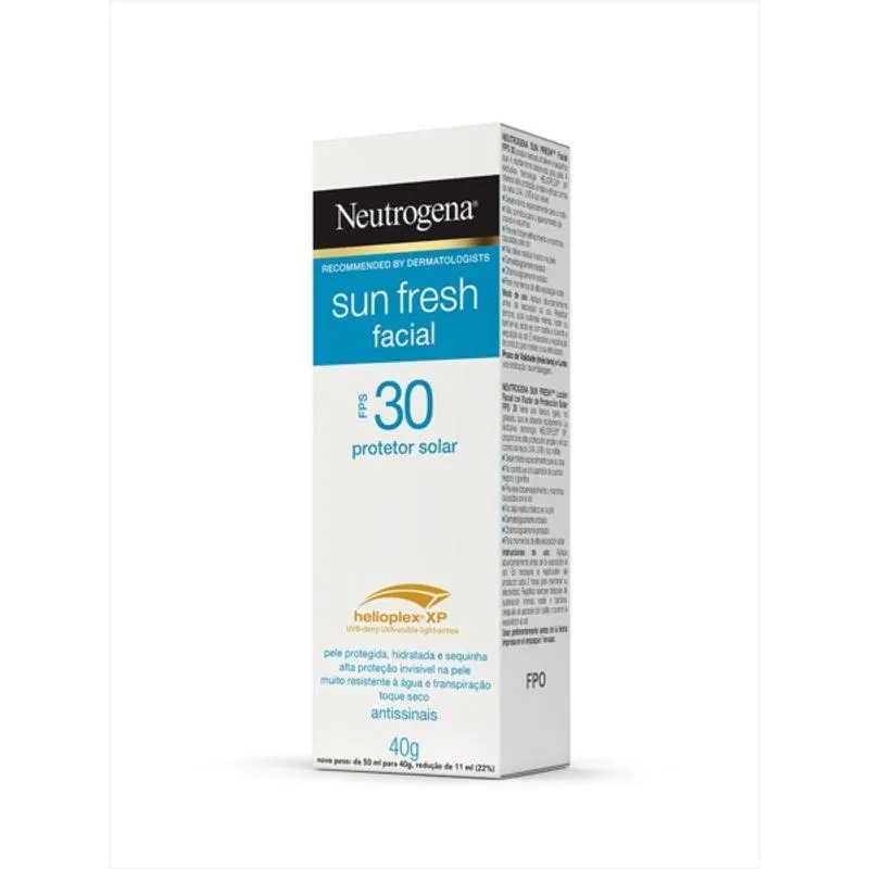 Neutrogena Protetor Facial Sun Fresh FPS30 40g