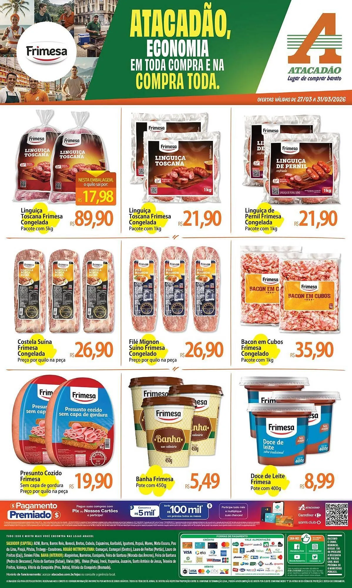 Encarte de Folheto Atacadão 30 de março até 31 de março 2026 - Pagina 1