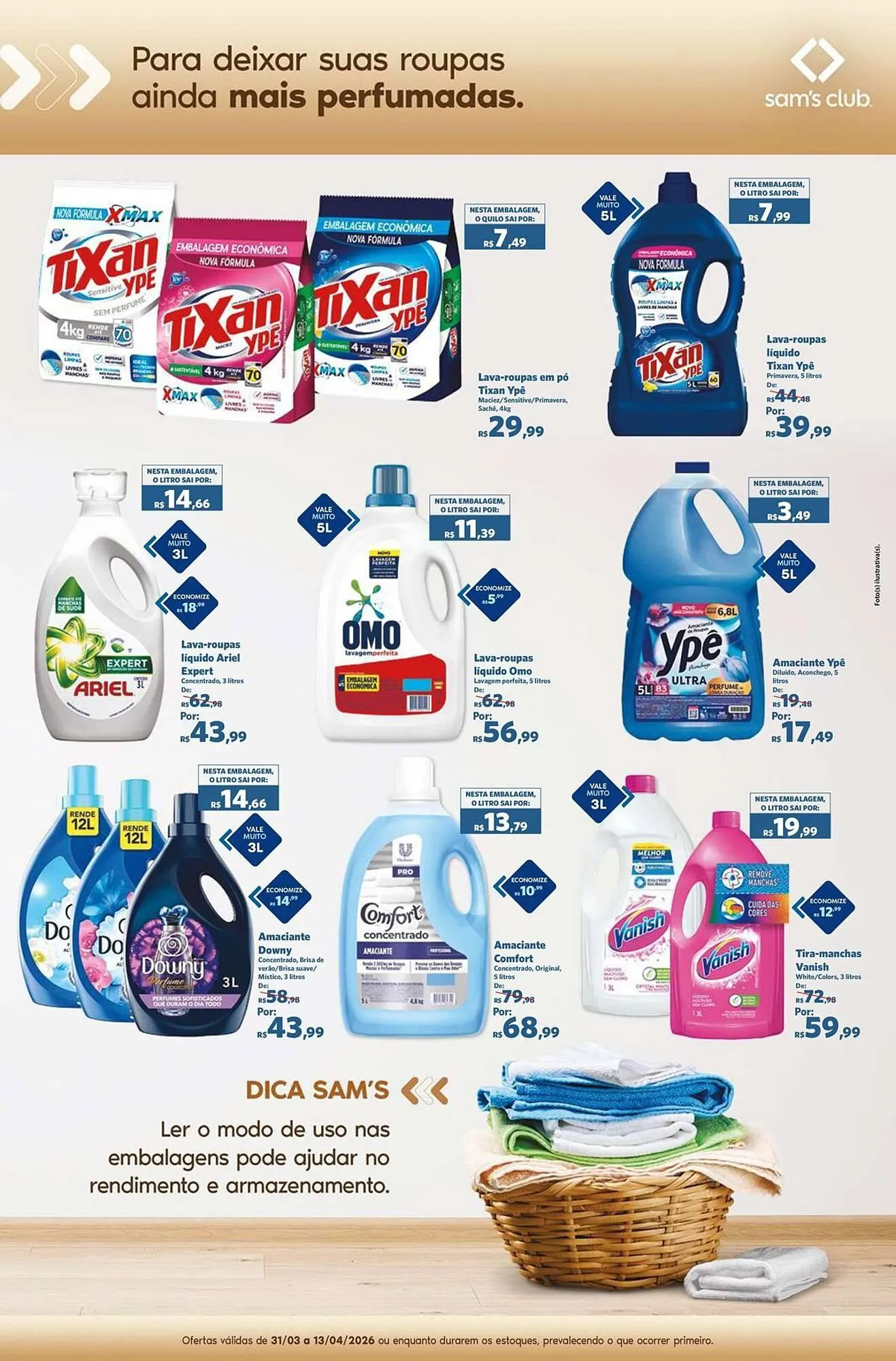 Encarte de Folheto Sam's Club 31 de março até 13 de abril 2026 - Pagina 7