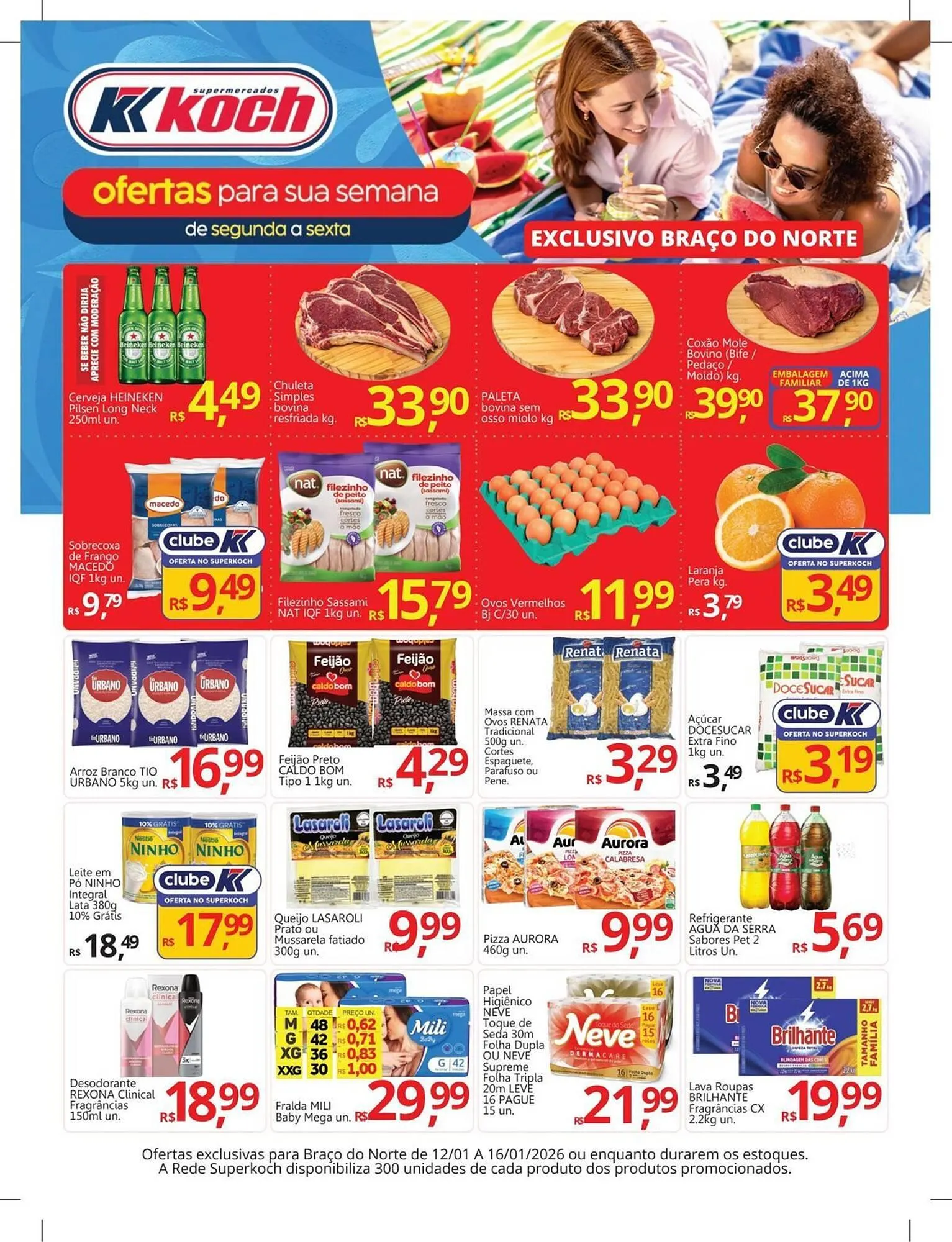 Encarte de Catálogo Supermercados Koch 12 de janeiro até 16 de janeiro 2026 - Pagina 1
