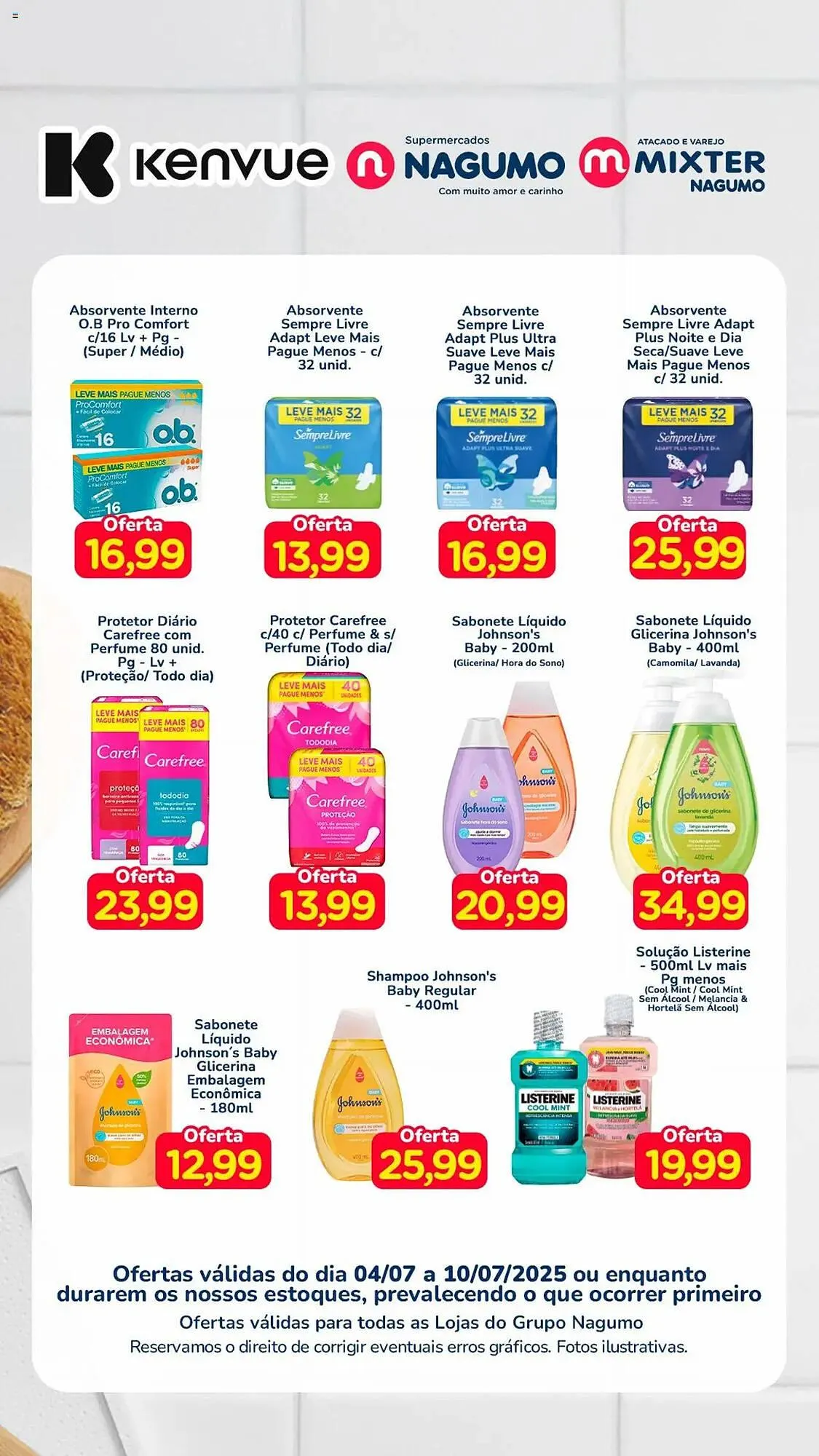 Encarte de Catálogo Nagumo 4 de julho até 10 de julho 2025 - Pagina 1