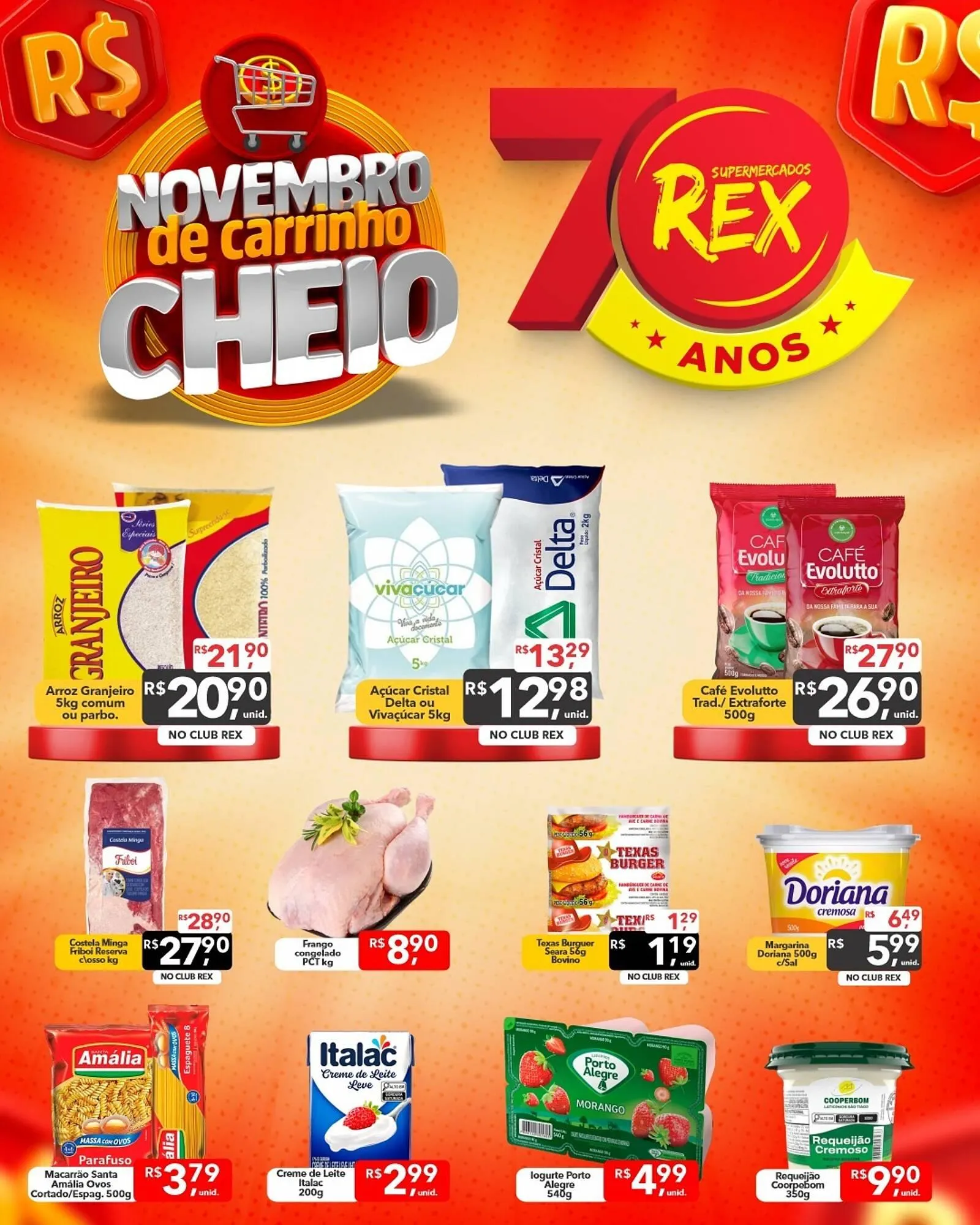 Encarte de Catálogo Supermercados Rex 11 de novembro até 13 de novembro 2025 - Pagina 1